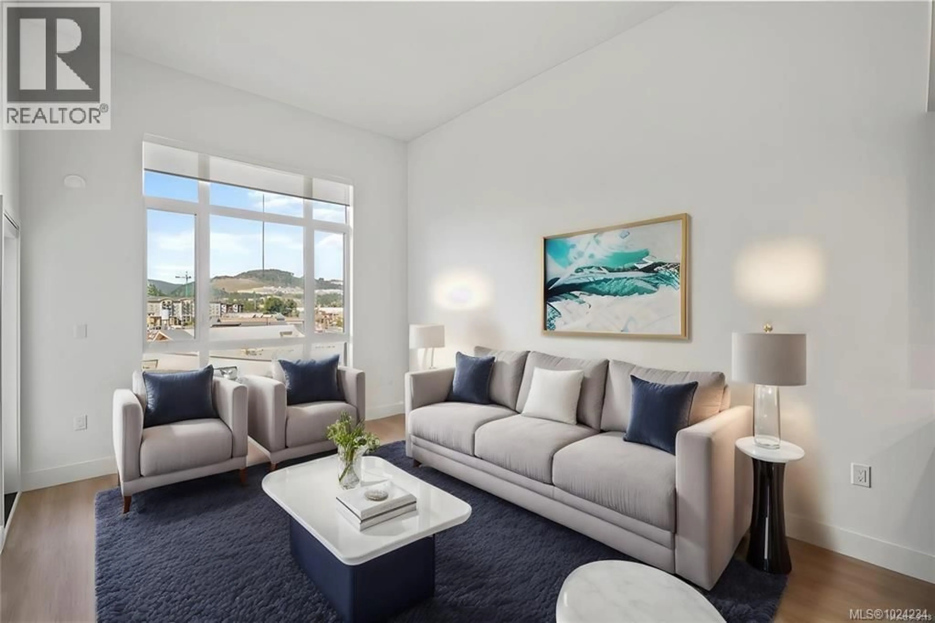 Living room with furniture, unknown for 542 - 920 REUNION AVENUE, Langford British Columbia V9B3Y7