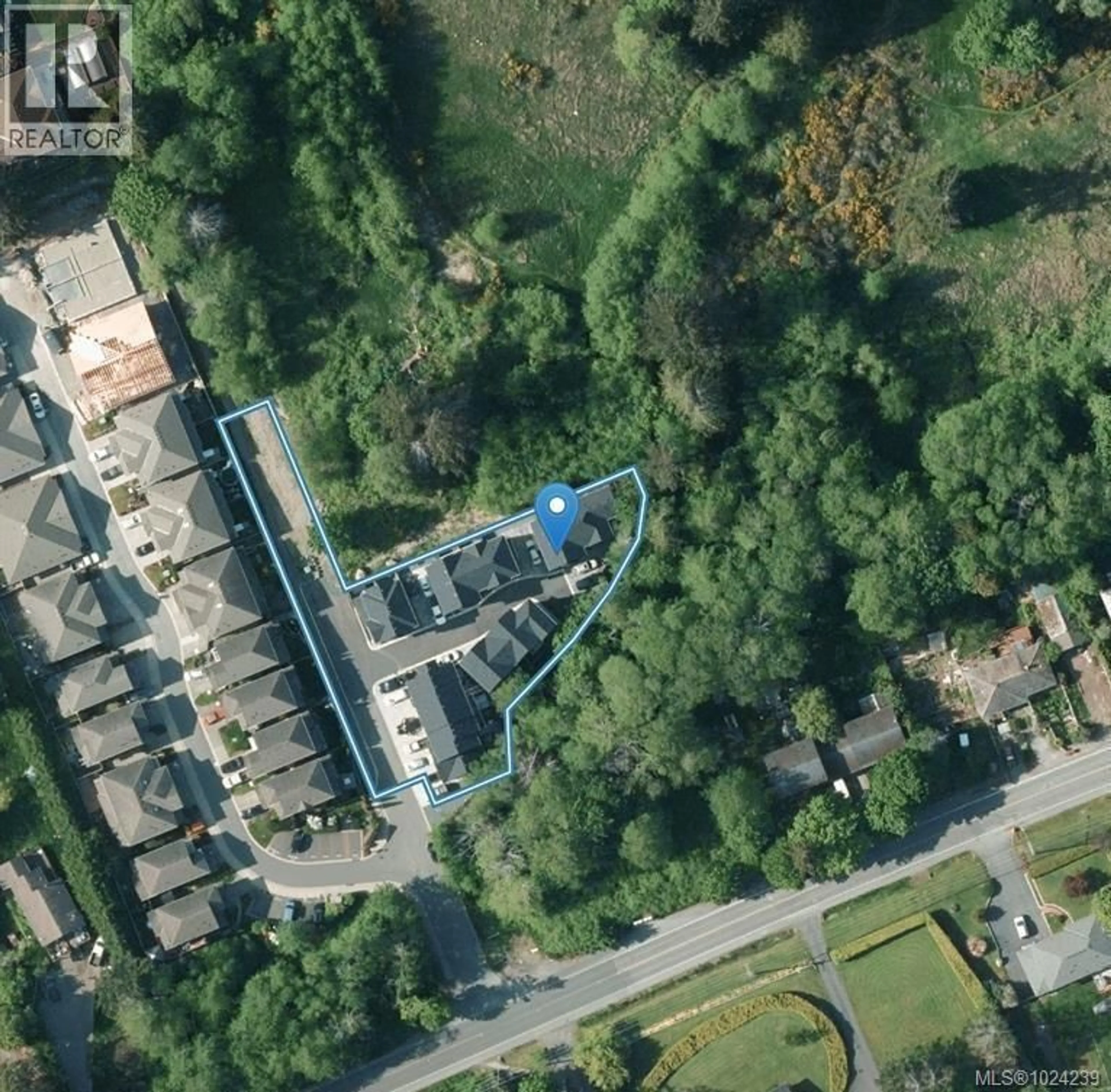 A pic from outside/outdoor area/front of a property/back of a property/a pic from drone, street for 13 - 6790 GRANT ROAD WEST, Sooke British Columbia V9Z0L7