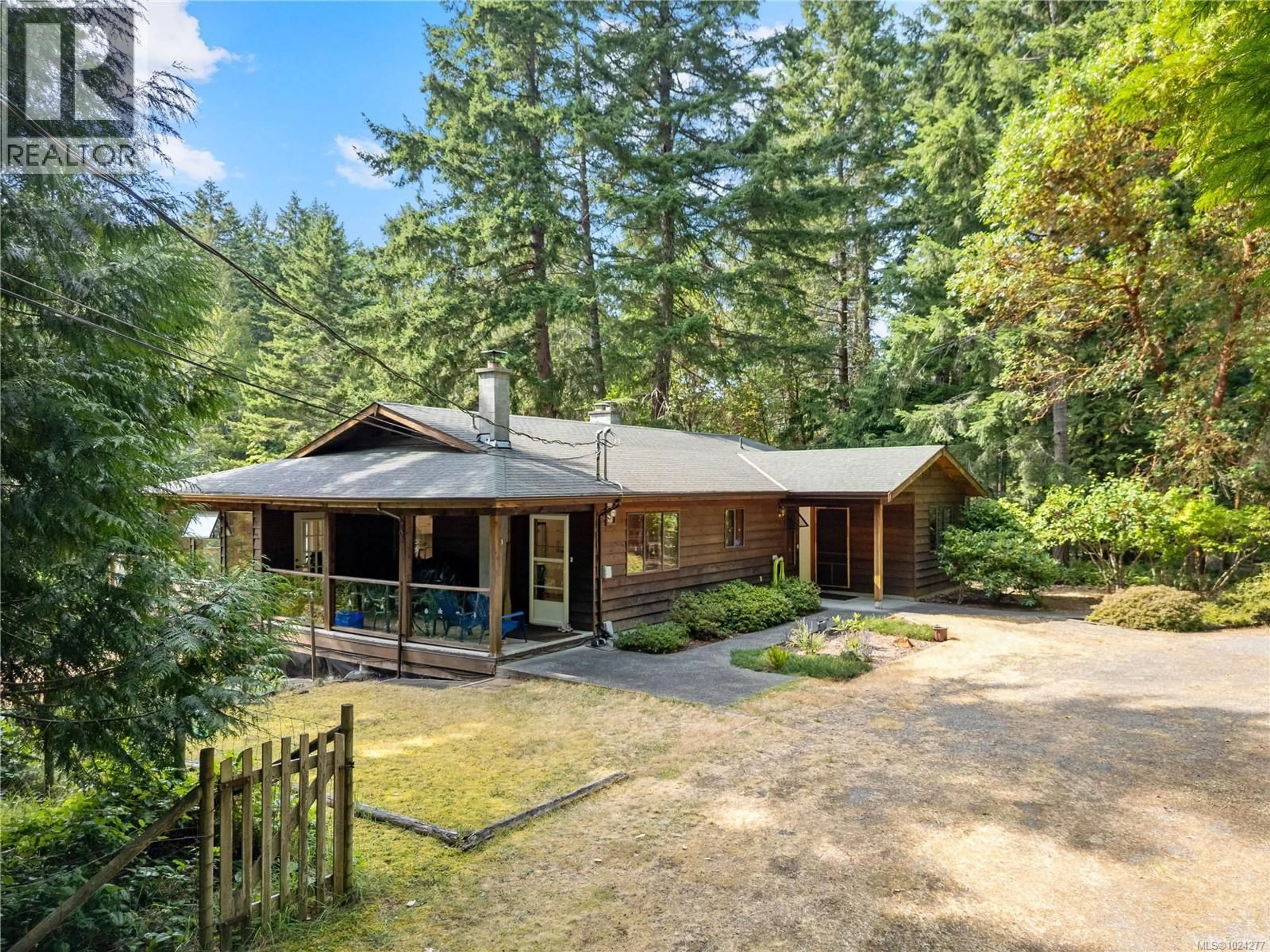 A pic from outside/outdoor area/front of a property/back of a property/a pic from drone, forest/trees view for 2905 SOUTHEY POINT ROAD, Salt Spring British Columbia V8K1A2