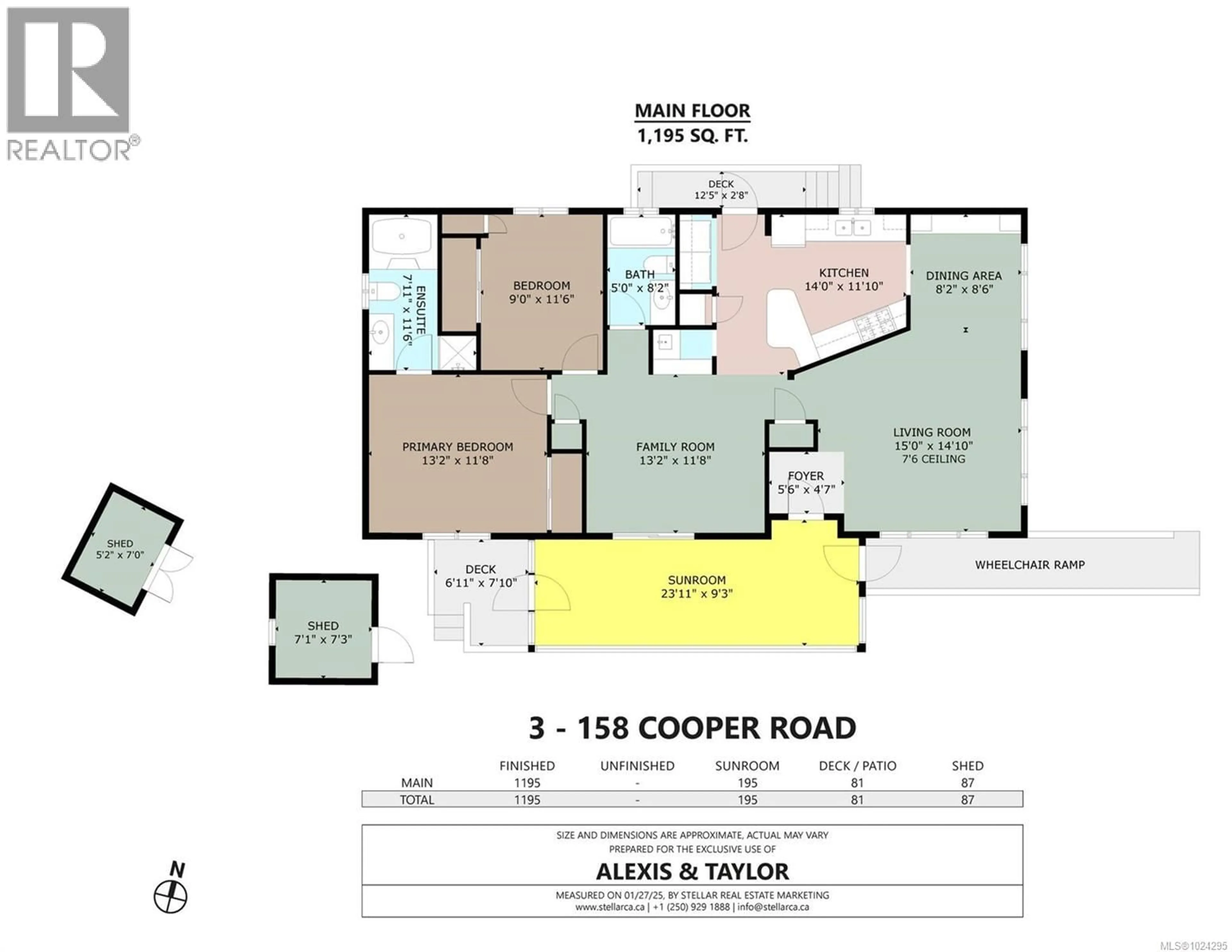 Floor plan for 3 - 158 COOPER ROAD, View Royal British Columbia V9A7B3