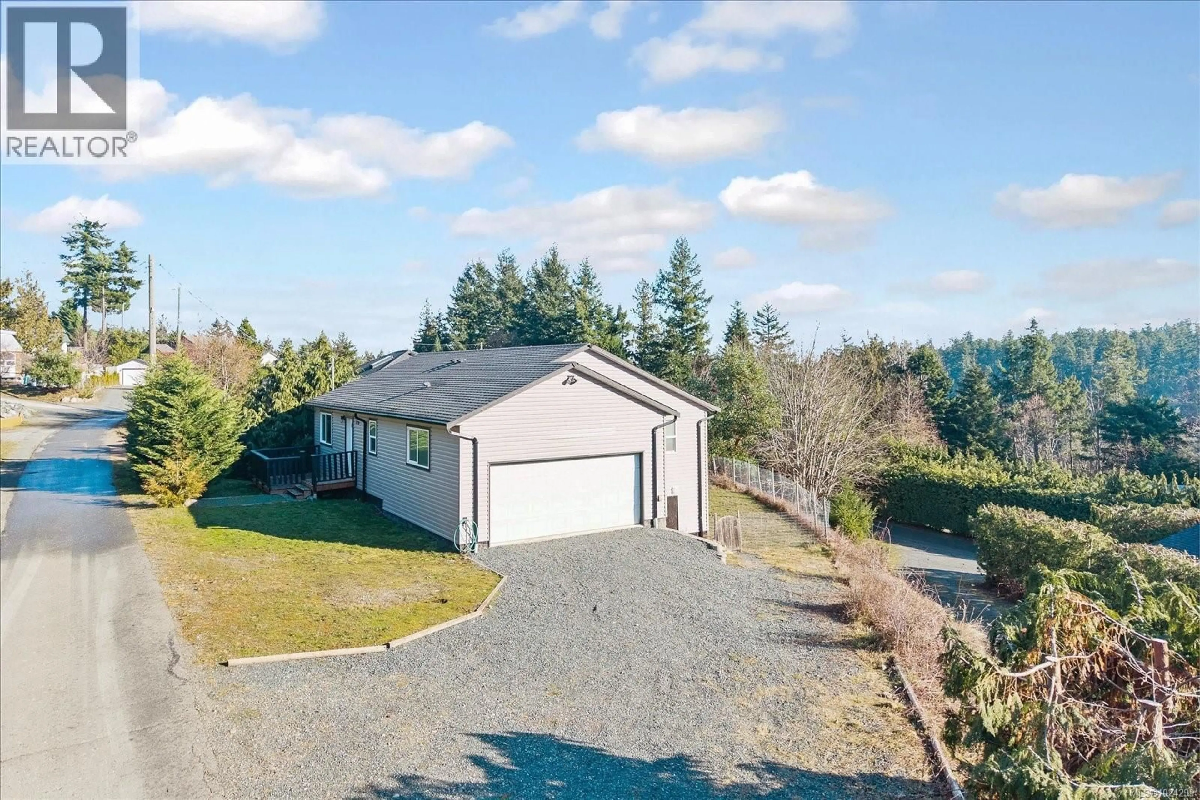A pic from outside/outdoor area/front of a property/back of a property/a pic from drone, water/lake/river/ocean view for 1770 JAY BELL TRAIL, Qualicum Beach British Columbia V9K2S3