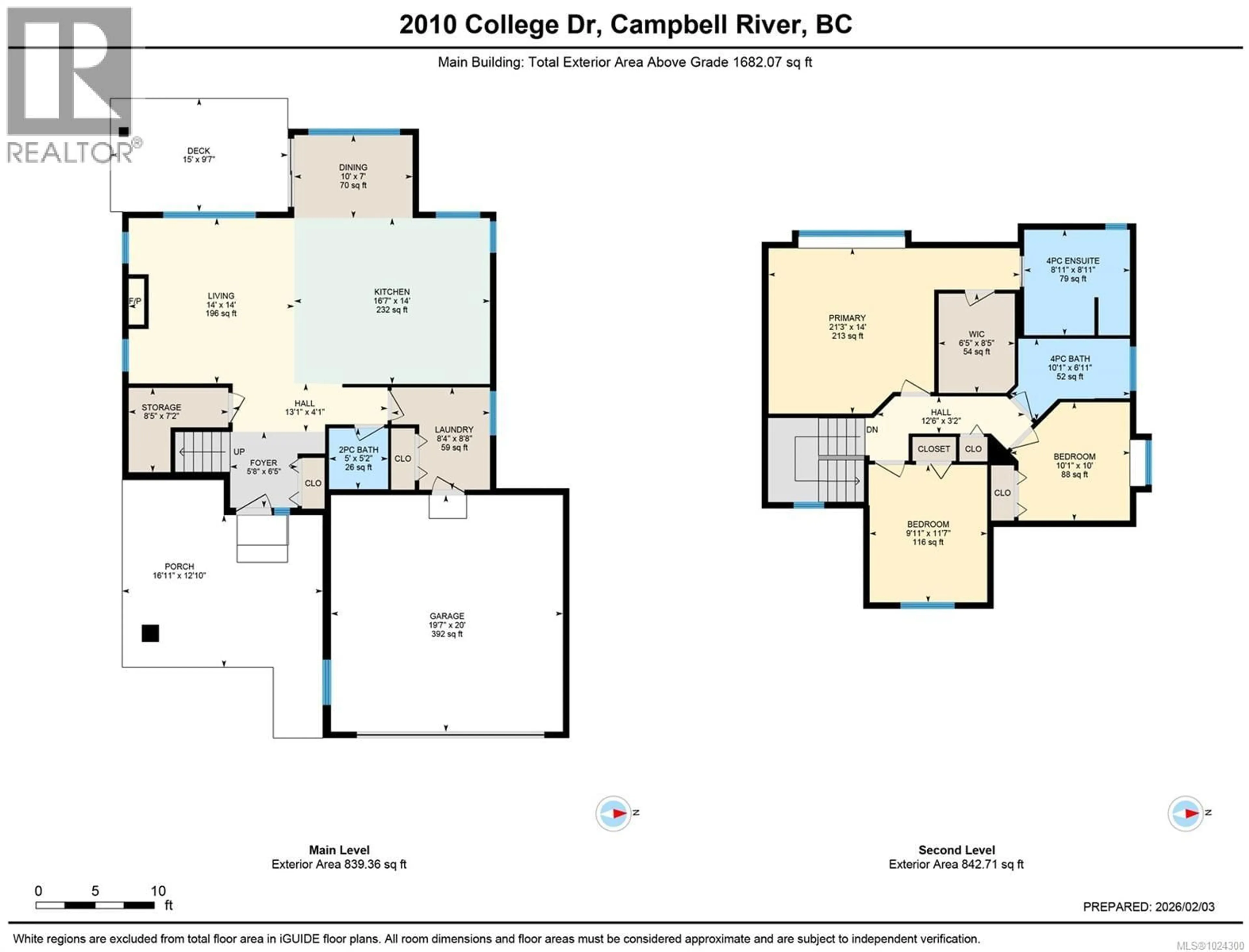 Floor plan for 2010 COLLEGE DRIVE, Campbell River British Columbia V9H1T8