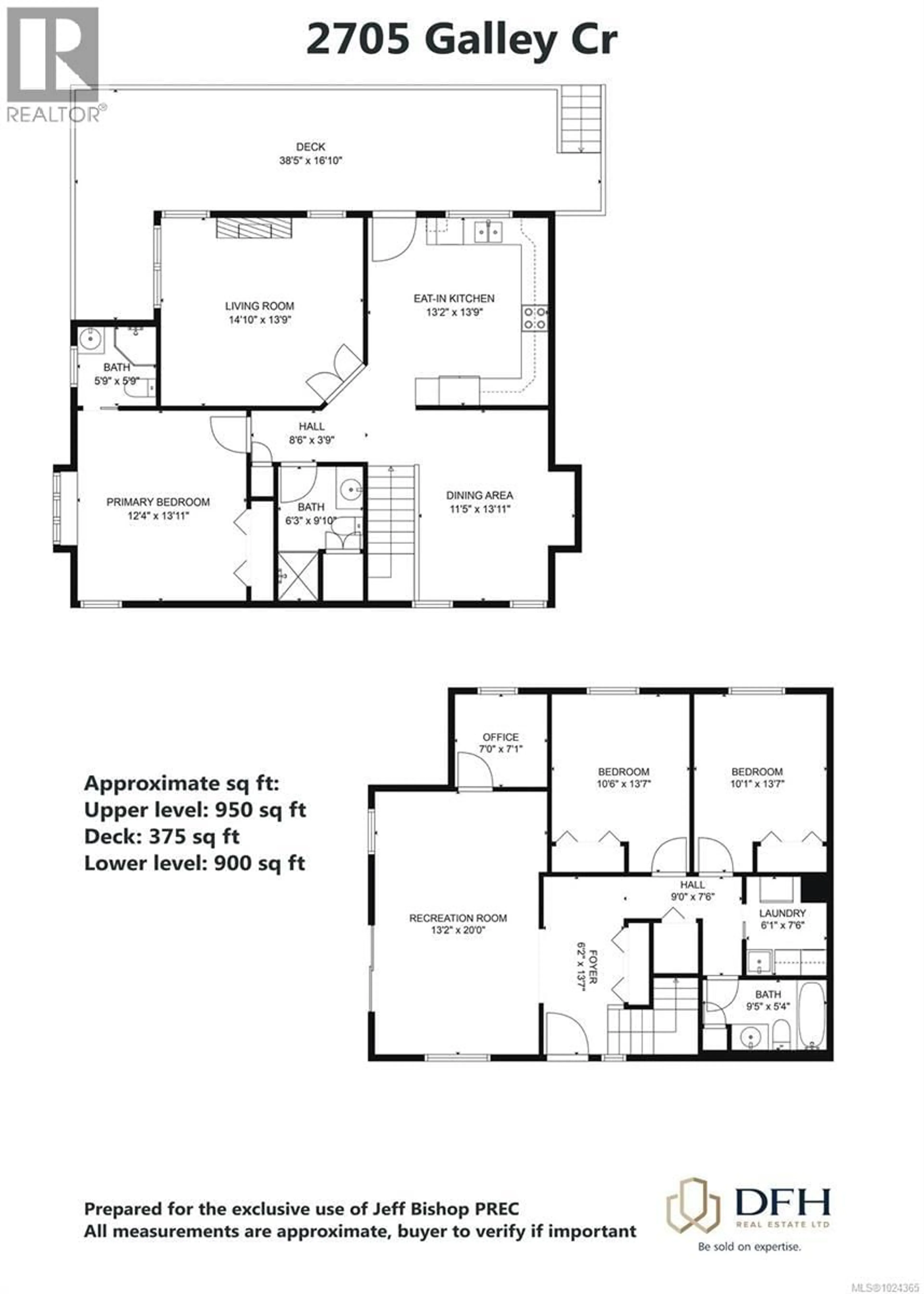 Floor plan for 2705 GALLEY CRESCENT, Pender Island British Columbia V0N2M2