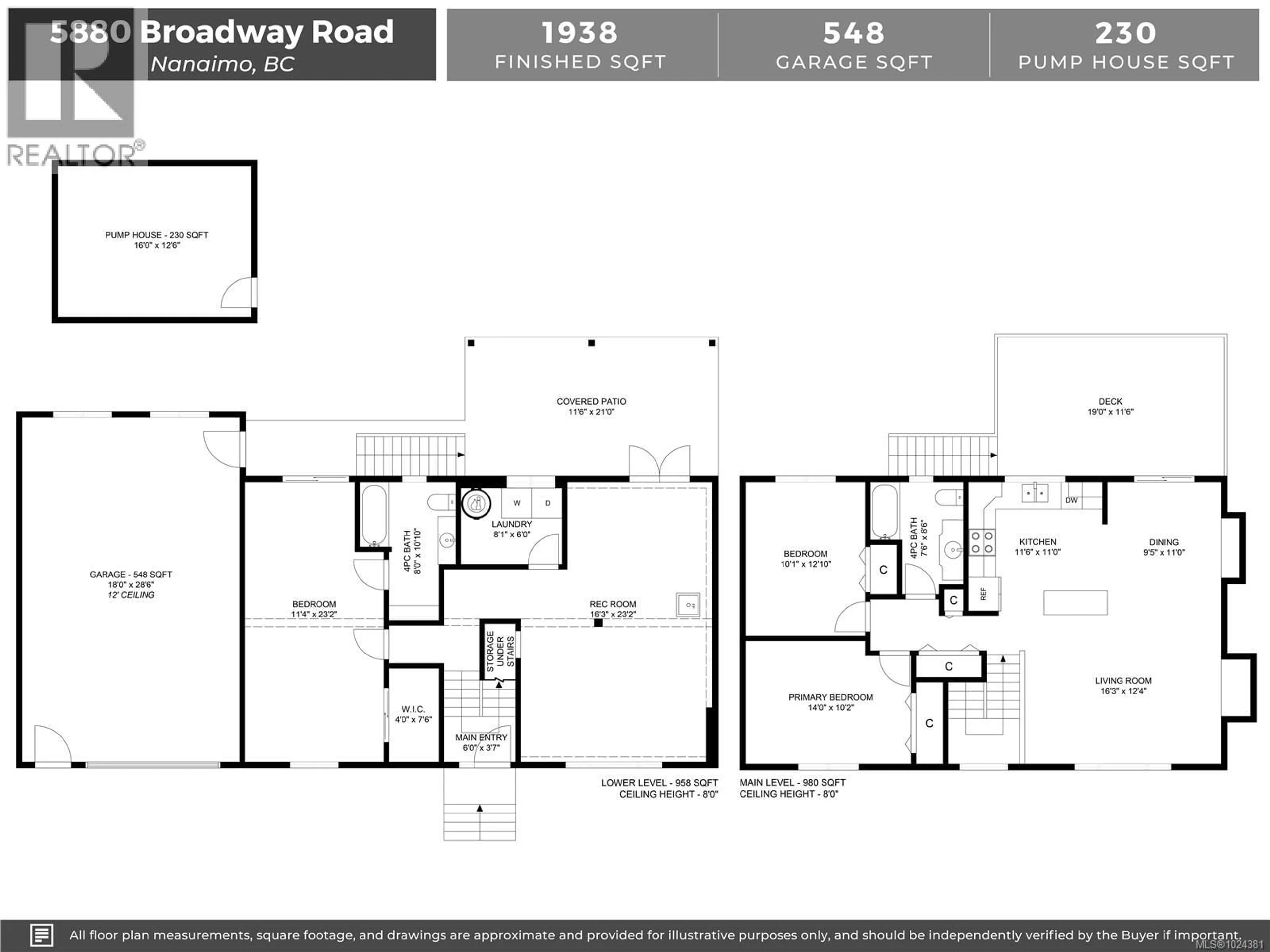 Floor plan for 5880 BROADWAY ROAD, Nanaimo British Columbia V9T1E5