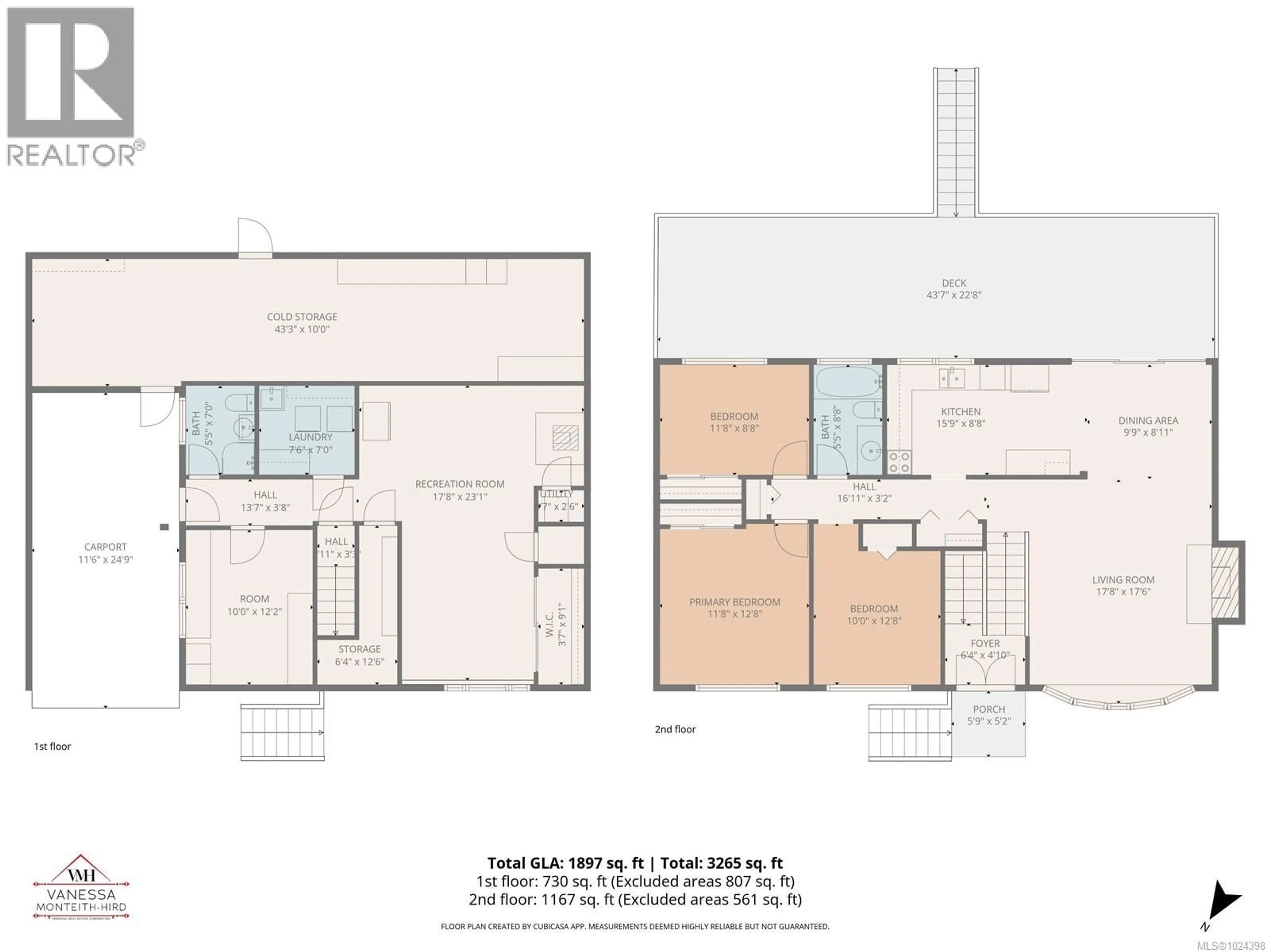 Floor plan for 691 VICTORIA CRESCENT, Campbell River British Columbia V9W3Y3