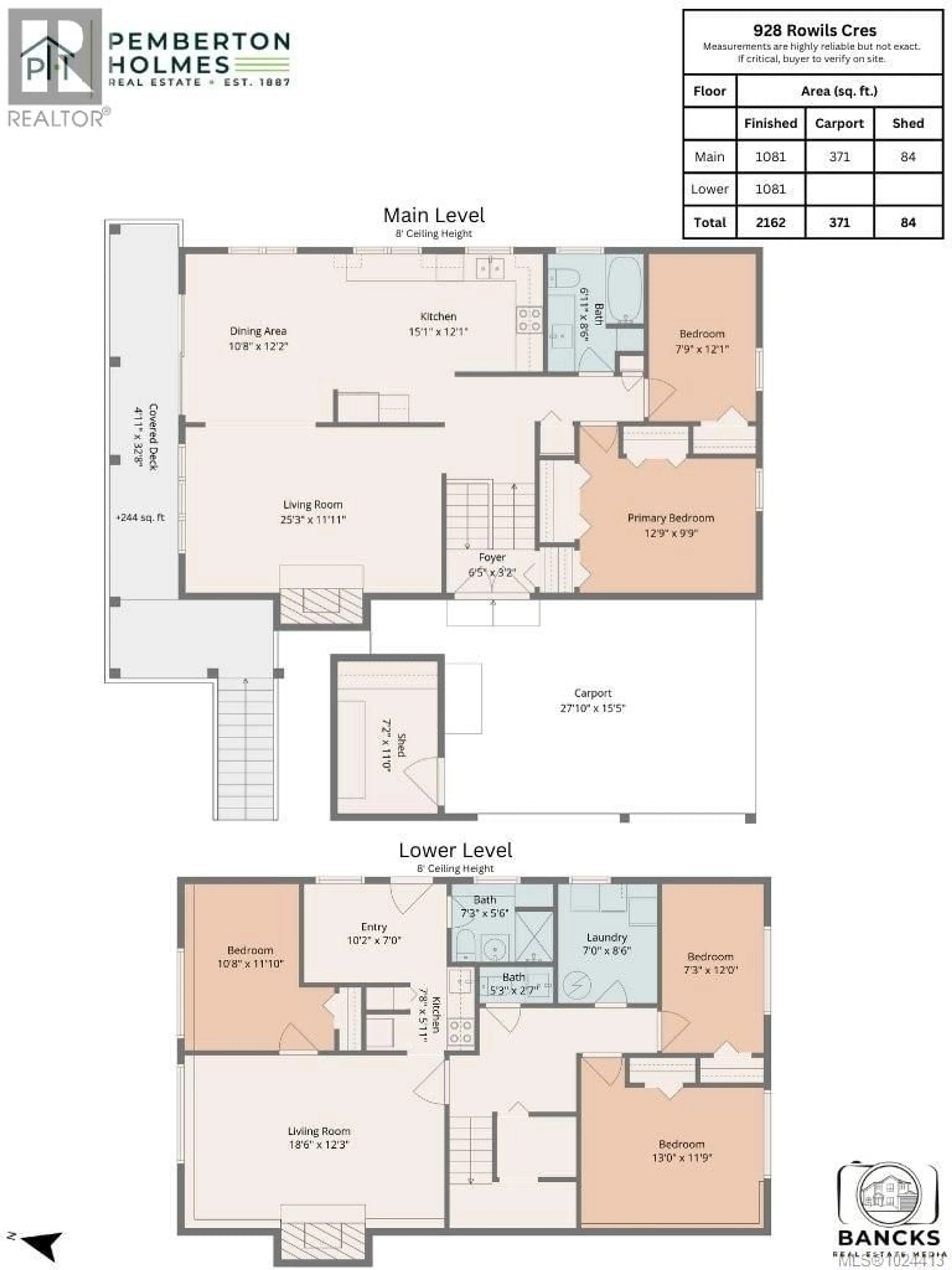 Floor plan for 928 ROWILS CRESCENT, Langford British Columbia V9B2M7