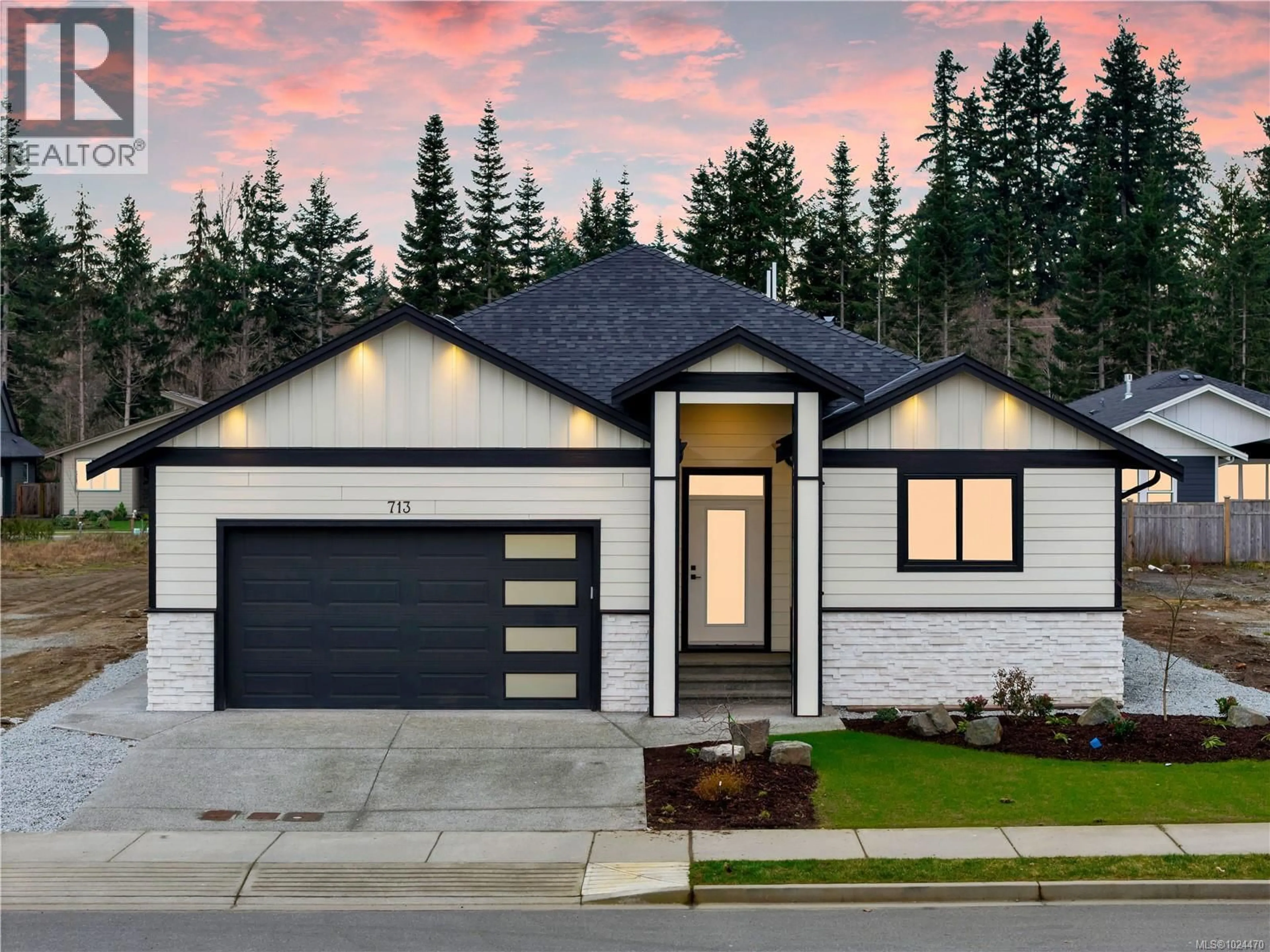 Home with brick exterior material, street for 713 BEAVER CREEK BOULEVARD, Campbell River British Columbia V9W0B6