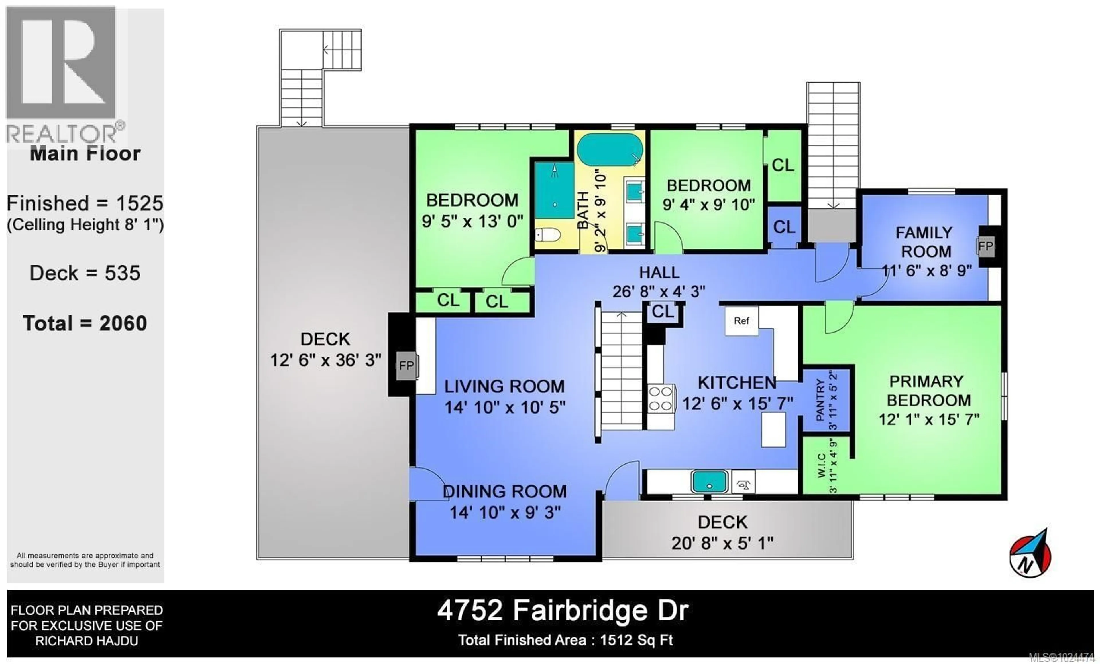 Floor plan for 4752 FAIRBRIDGE DRIVE, Duncan British Columbia V9L6N8
