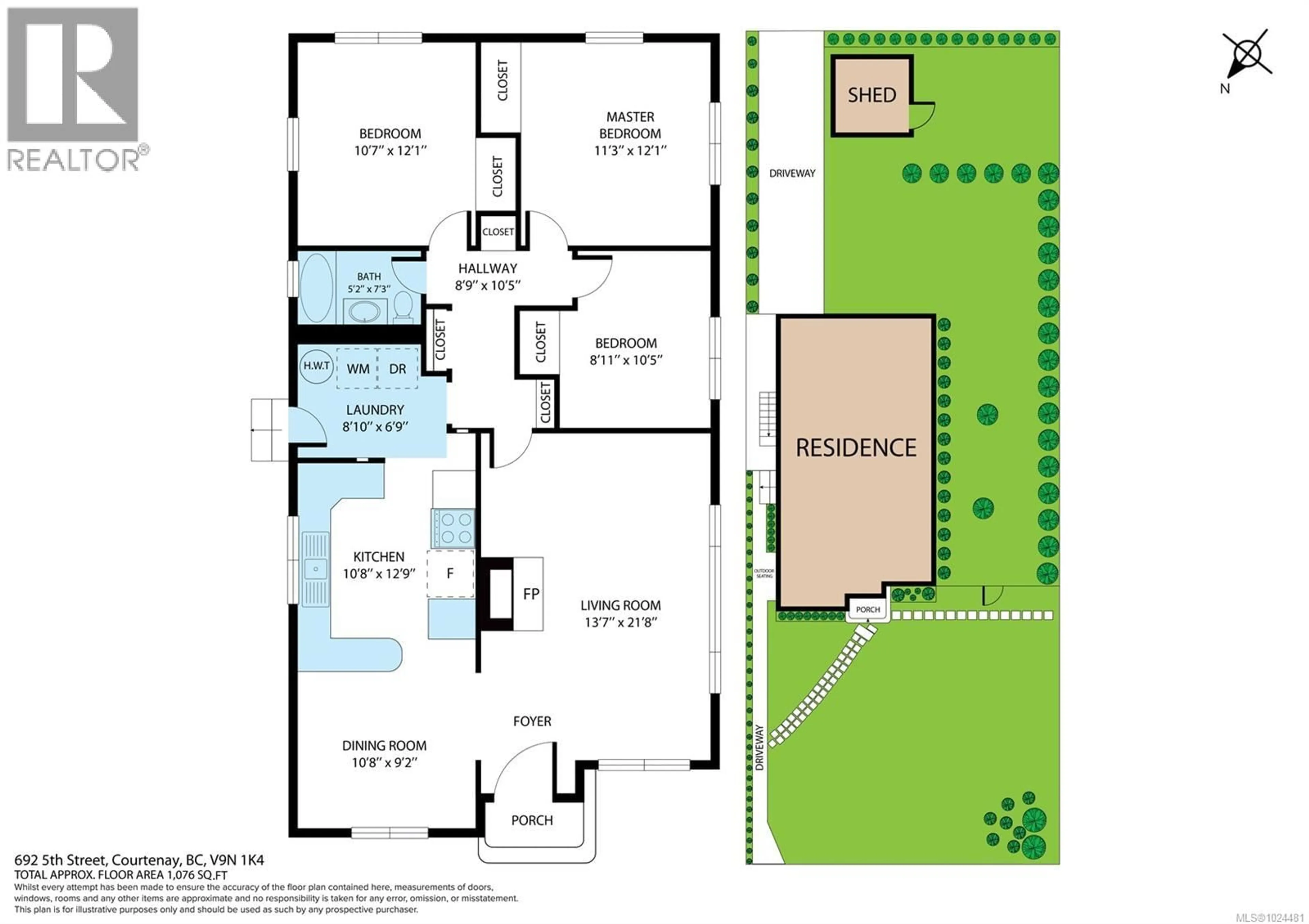 Floor plan for 692 5TH STREET, Courtenay British Columbia V9N1K4