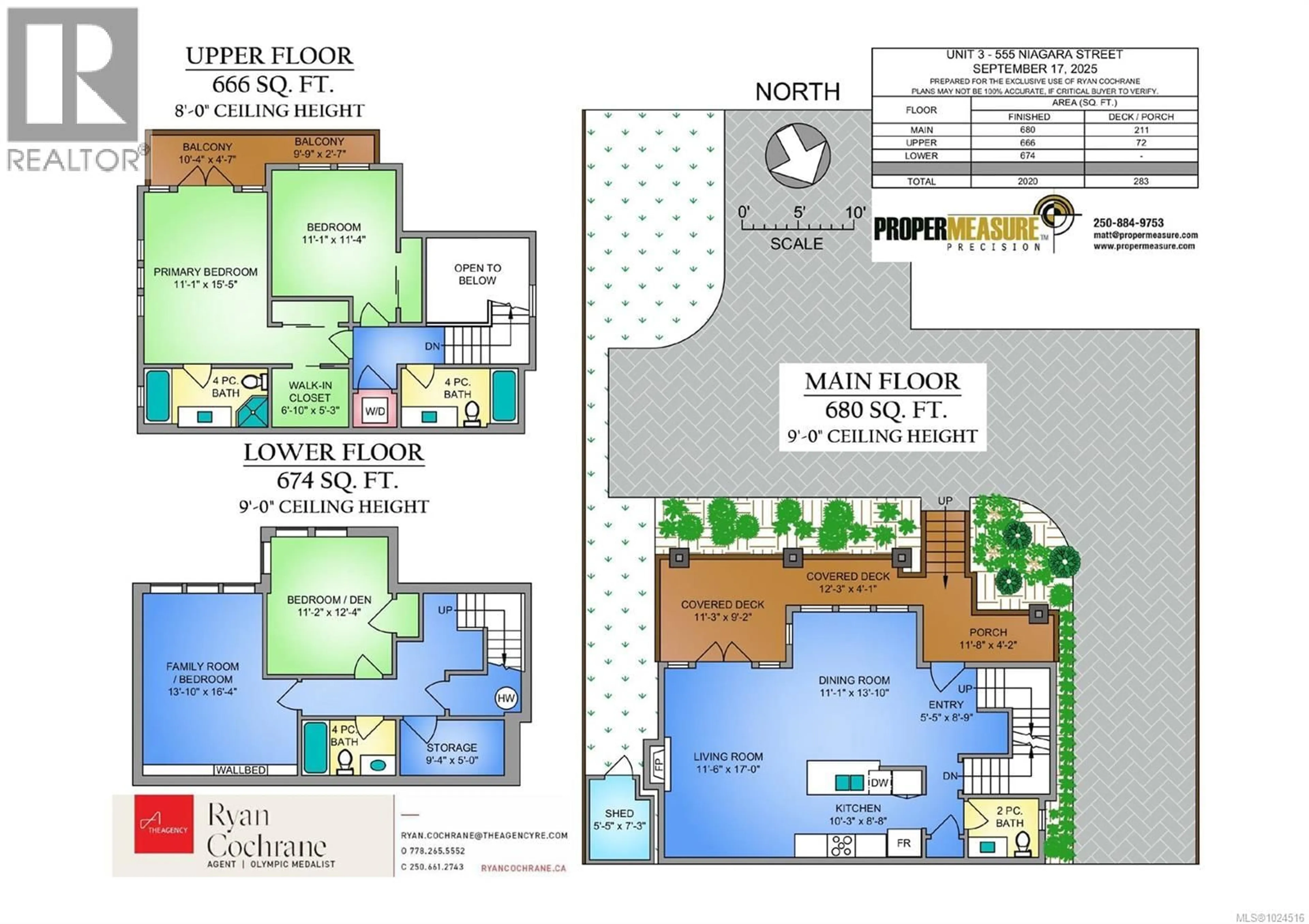 Floor plan for 3 - 555 NIAGARA STREET, Victoria British Columbia V8V1H2