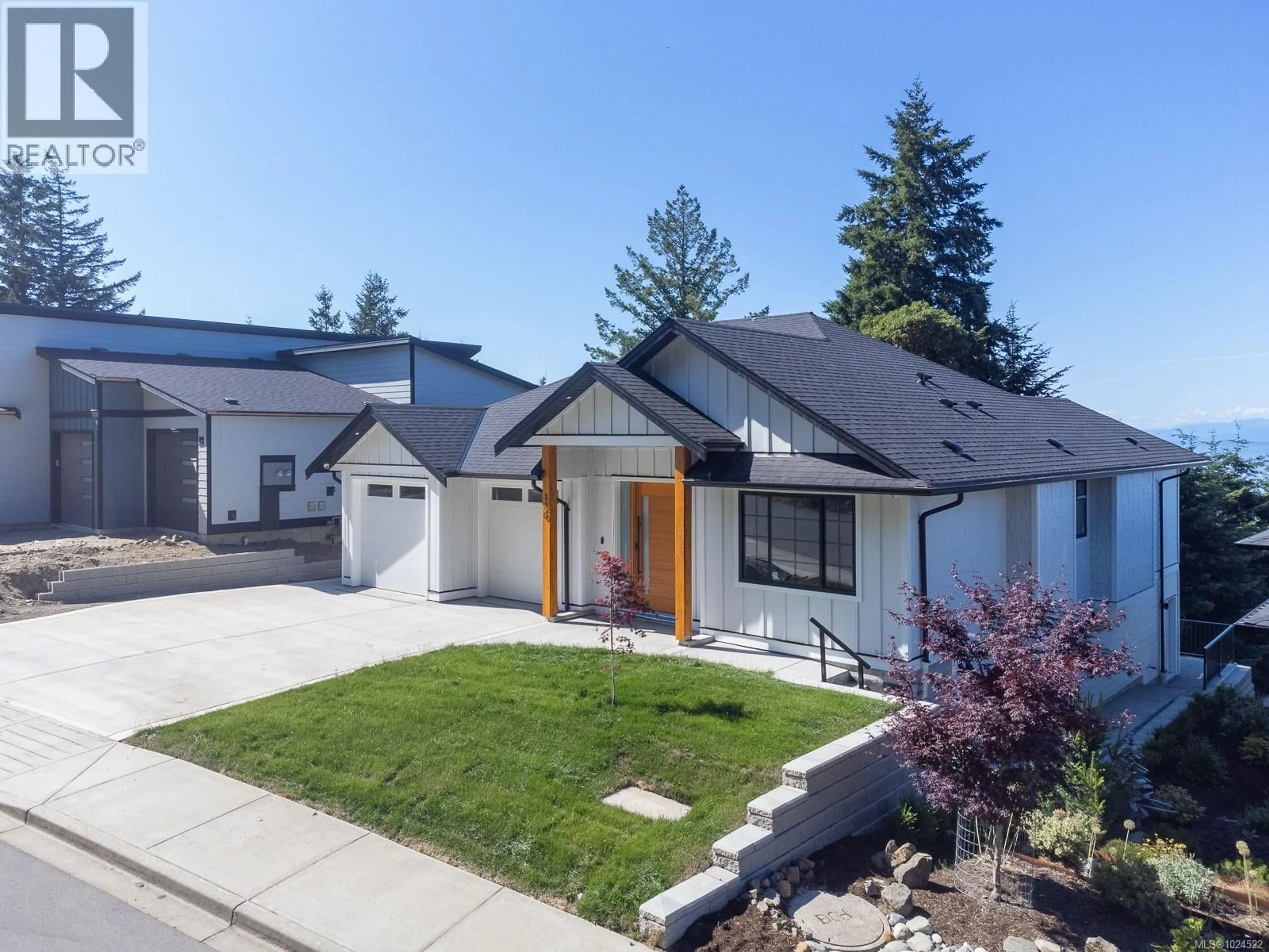 Home with vinyl exterior material, street for 120 HAWK POINT ROAD, Nanaimo British Columbia V9T5W2