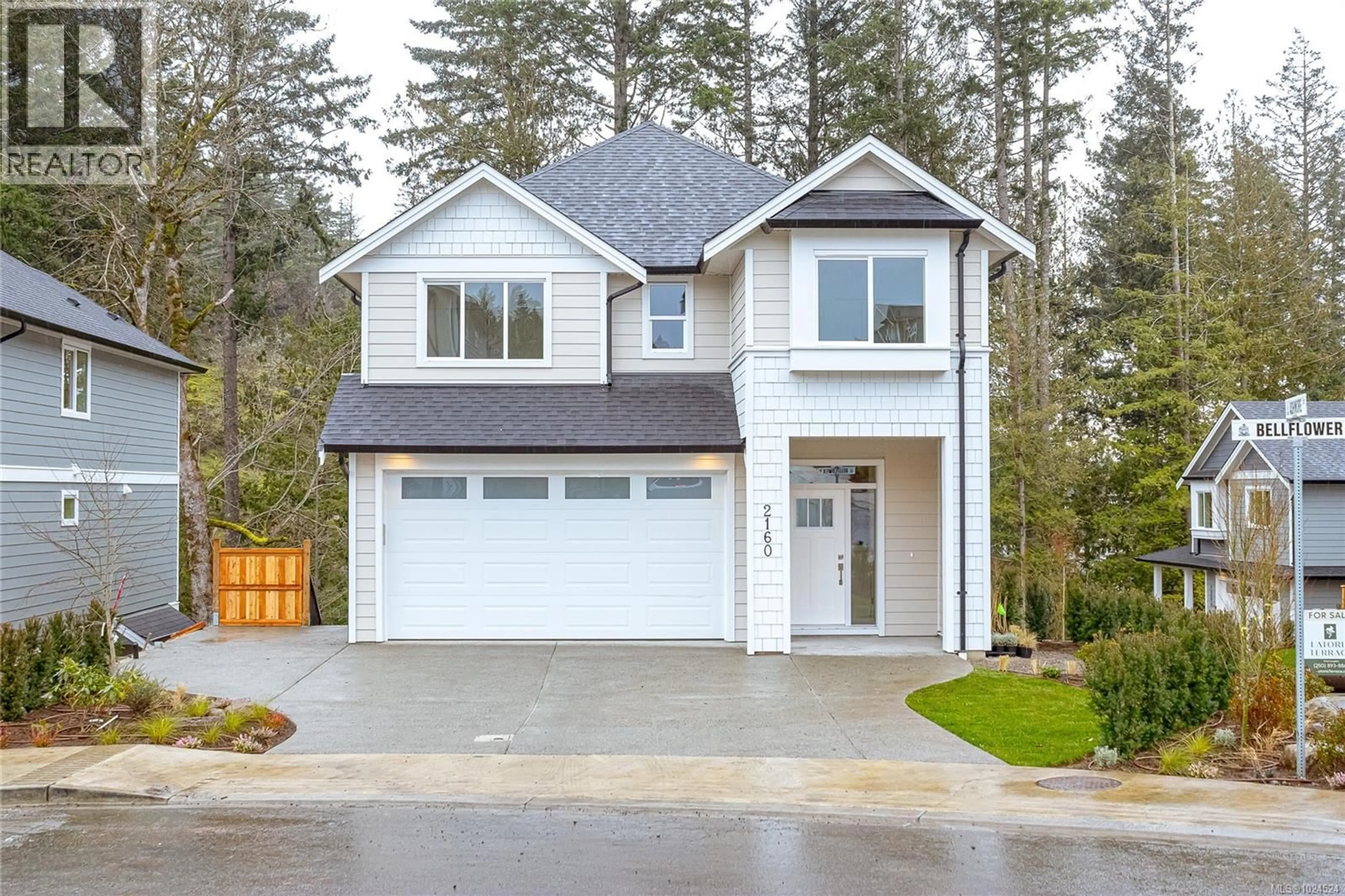 Home with vinyl exterior material, street for 2160 BELLFLOWER DRIVE, Langford British Columbia V9C0S6
