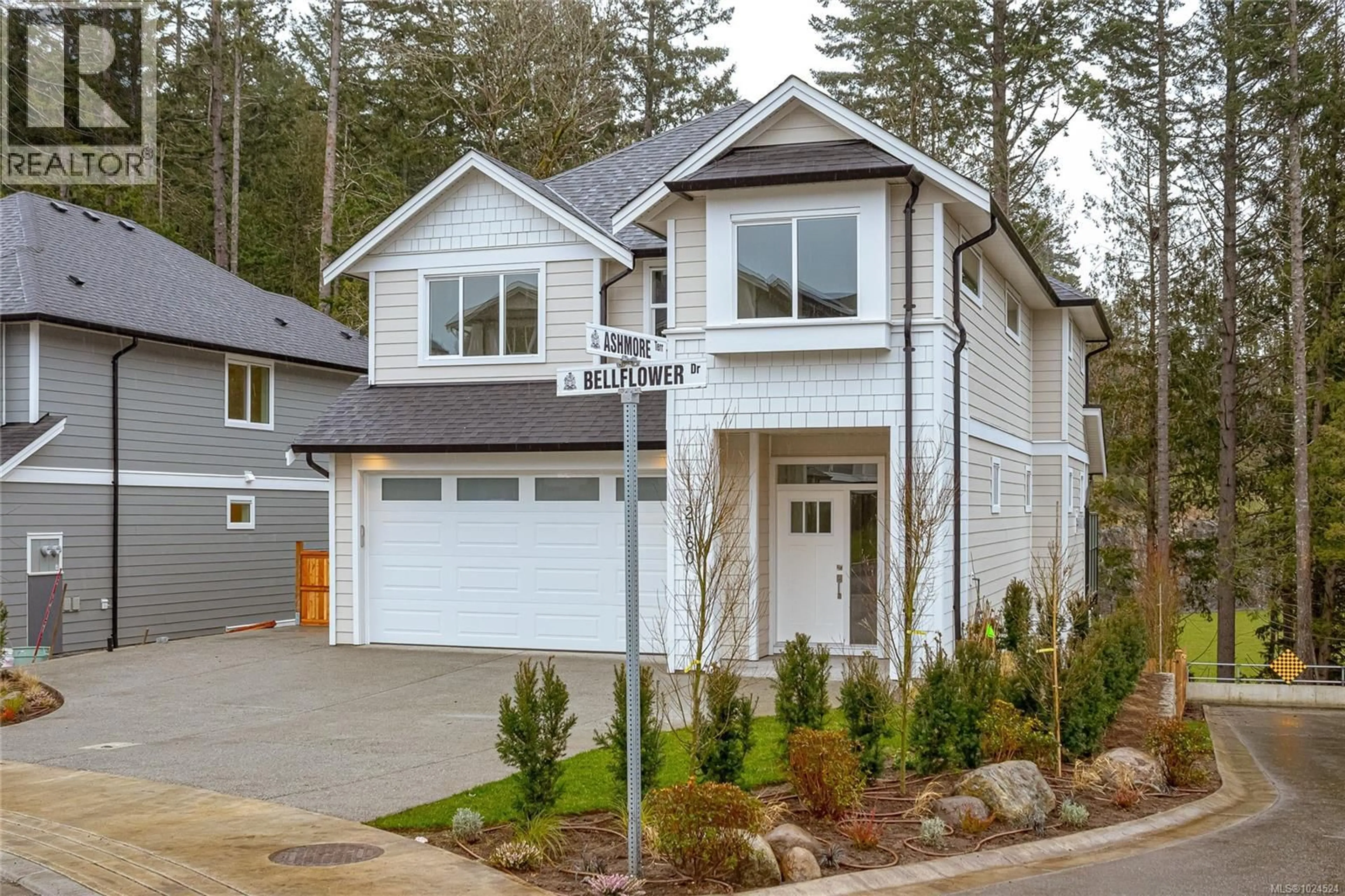 Home with vinyl exterior material, street for 2160 BELLFLOWER DRIVE, Langford British Columbia V9C0S6