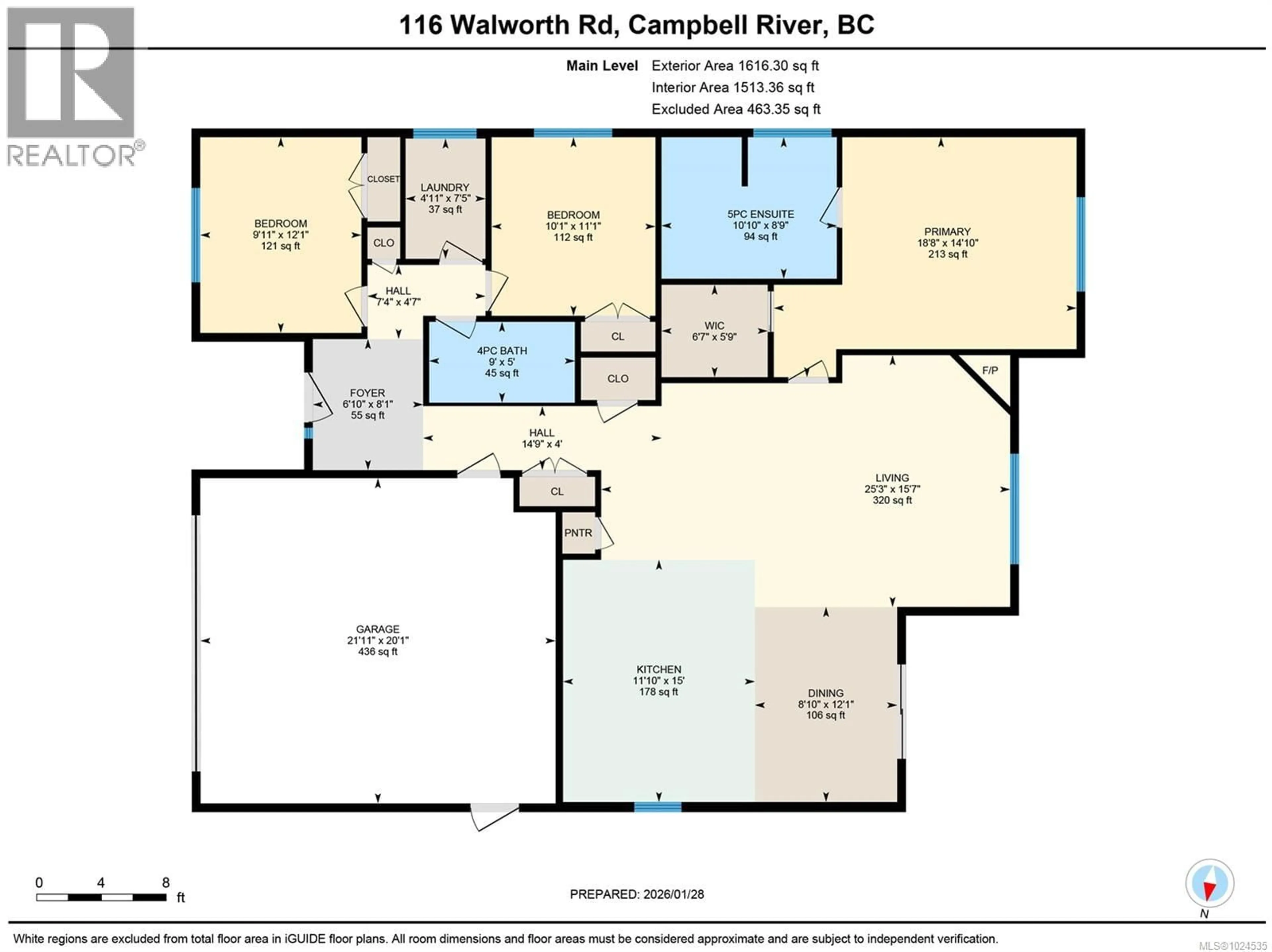Floor plan for 116 WALWORTH ROAD, Campbell River British Columbia V9W0C8