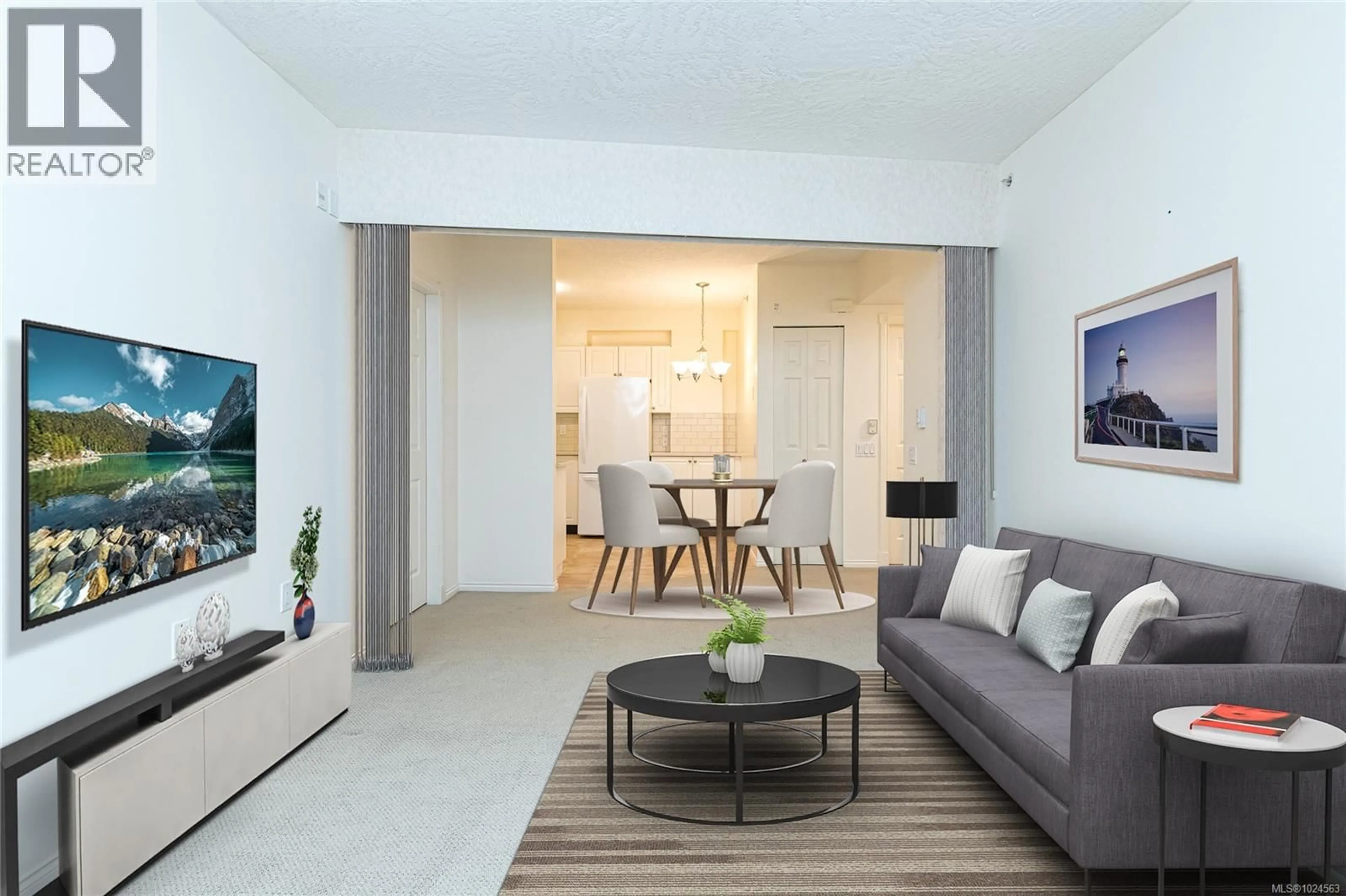 Living room with furniture, unknown for 105 - 1521 CHURCH AVENUE, Saanich British Columbia V8P5T7