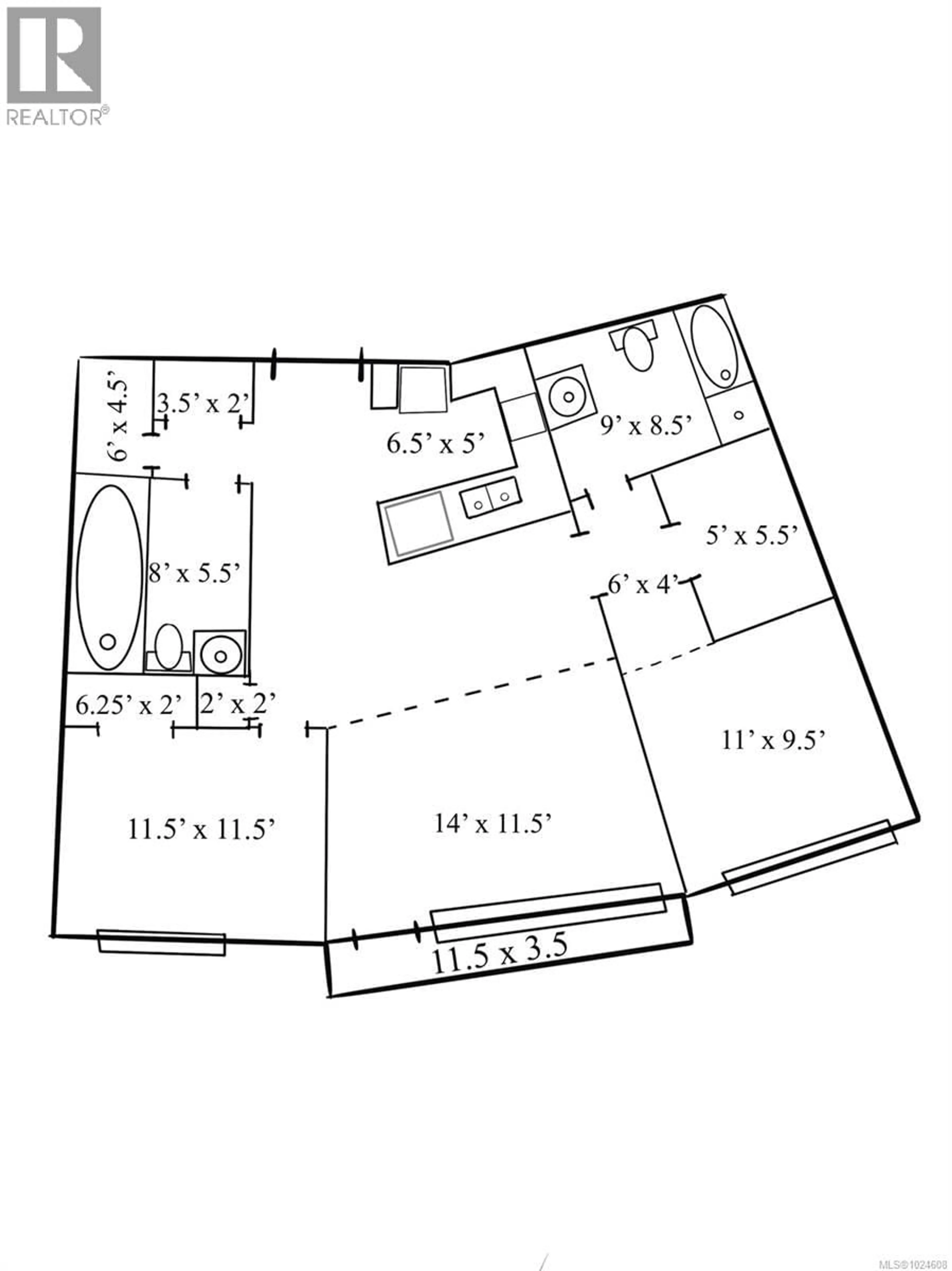 Floor plan for 405 - 608 FAIRWAY AVENUE, Langford British Columbia V9B2R5