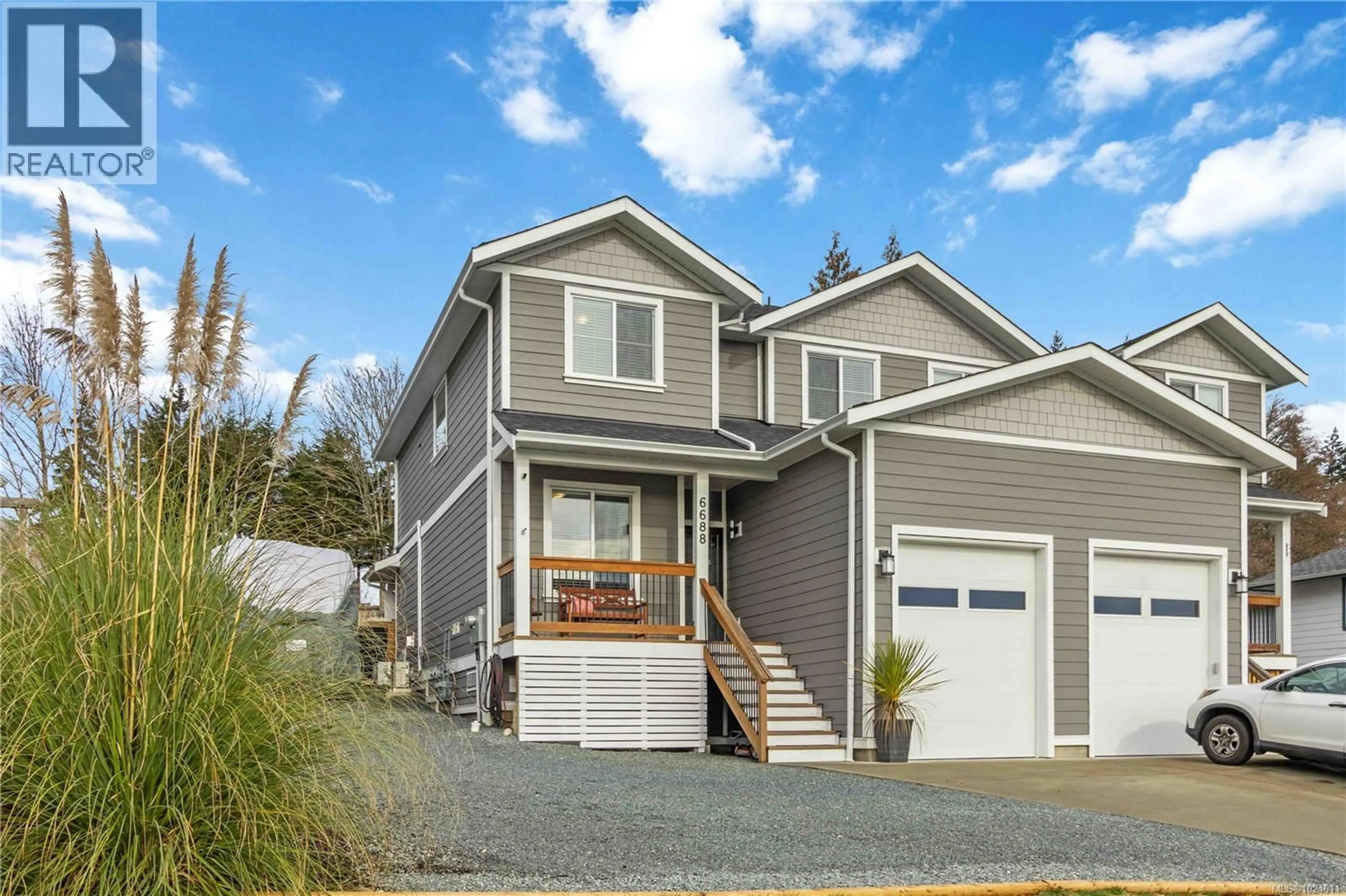 Home with vinyl exterior material, street for 6688 RHODONITE DRIVE, Sooke British Columbia V9Z0M8