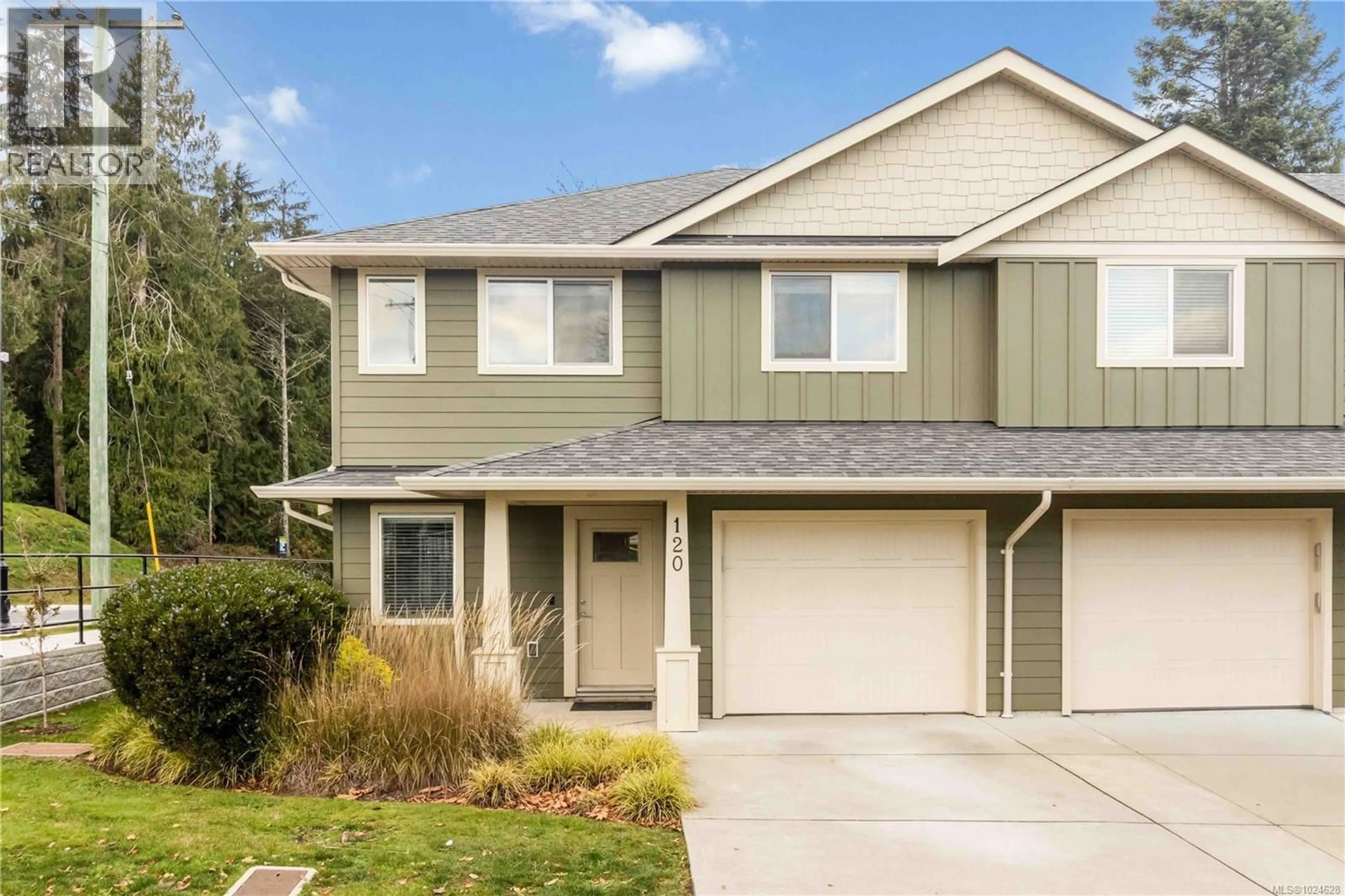 Home with vinyl exterior material, street for 120 - 2117 CHARTERS ROAD, Sooke British Columbia V9Z0Y9