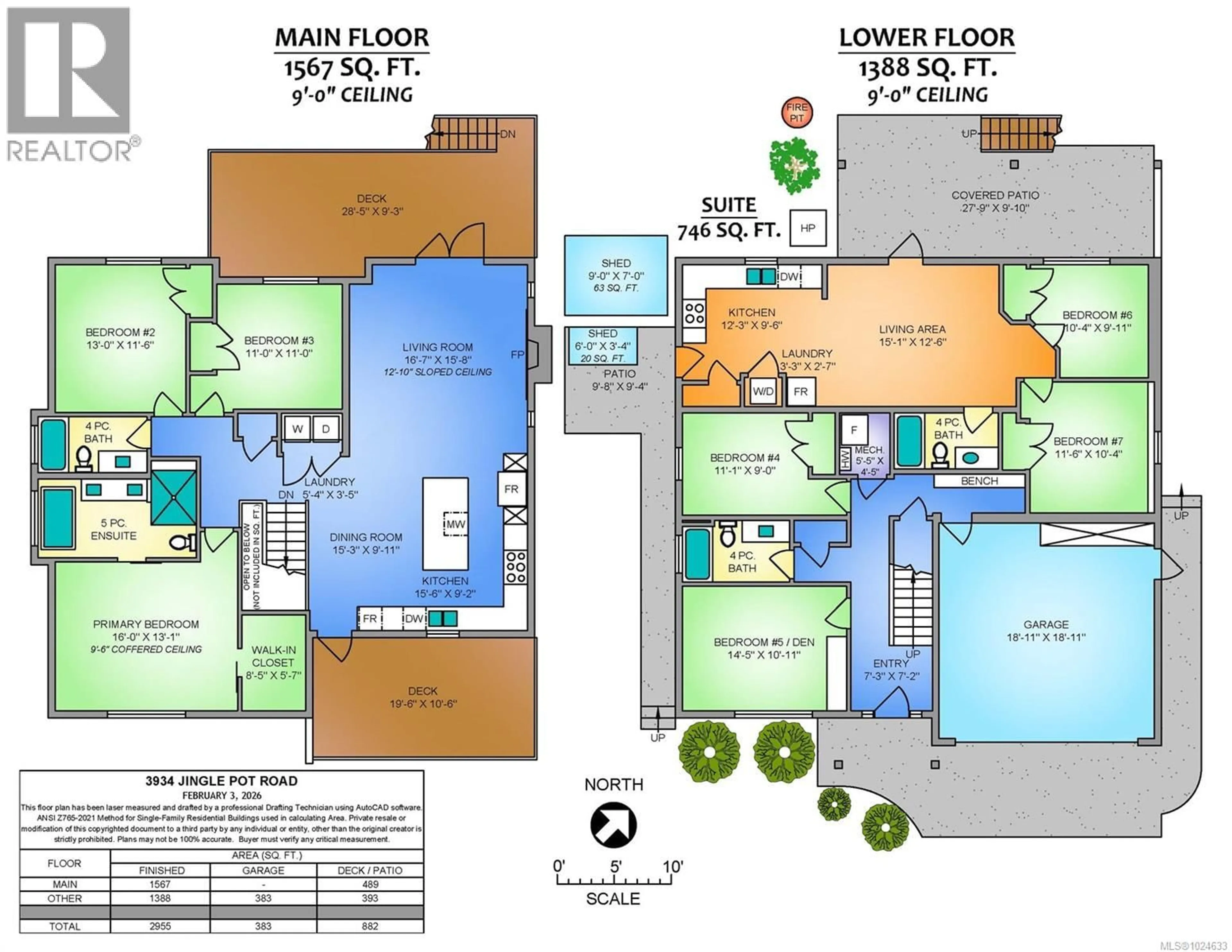 Floor plan for 3934 JINGLE POT ROAD, Nanaimo British Columbia V9T0K3
