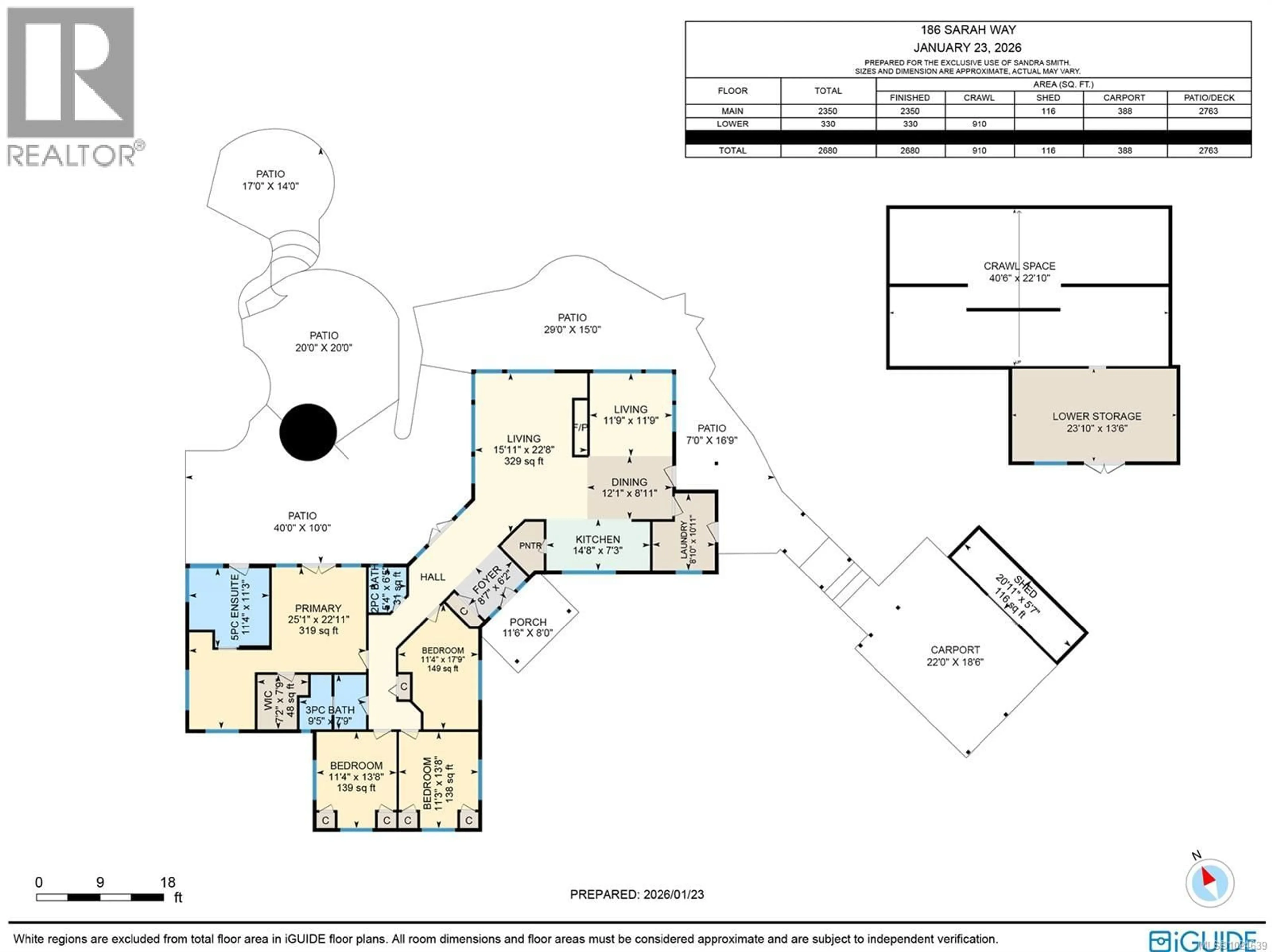 Floor plan for 186 SARAH WAY, Salt Spring British Columbia V8K2X8