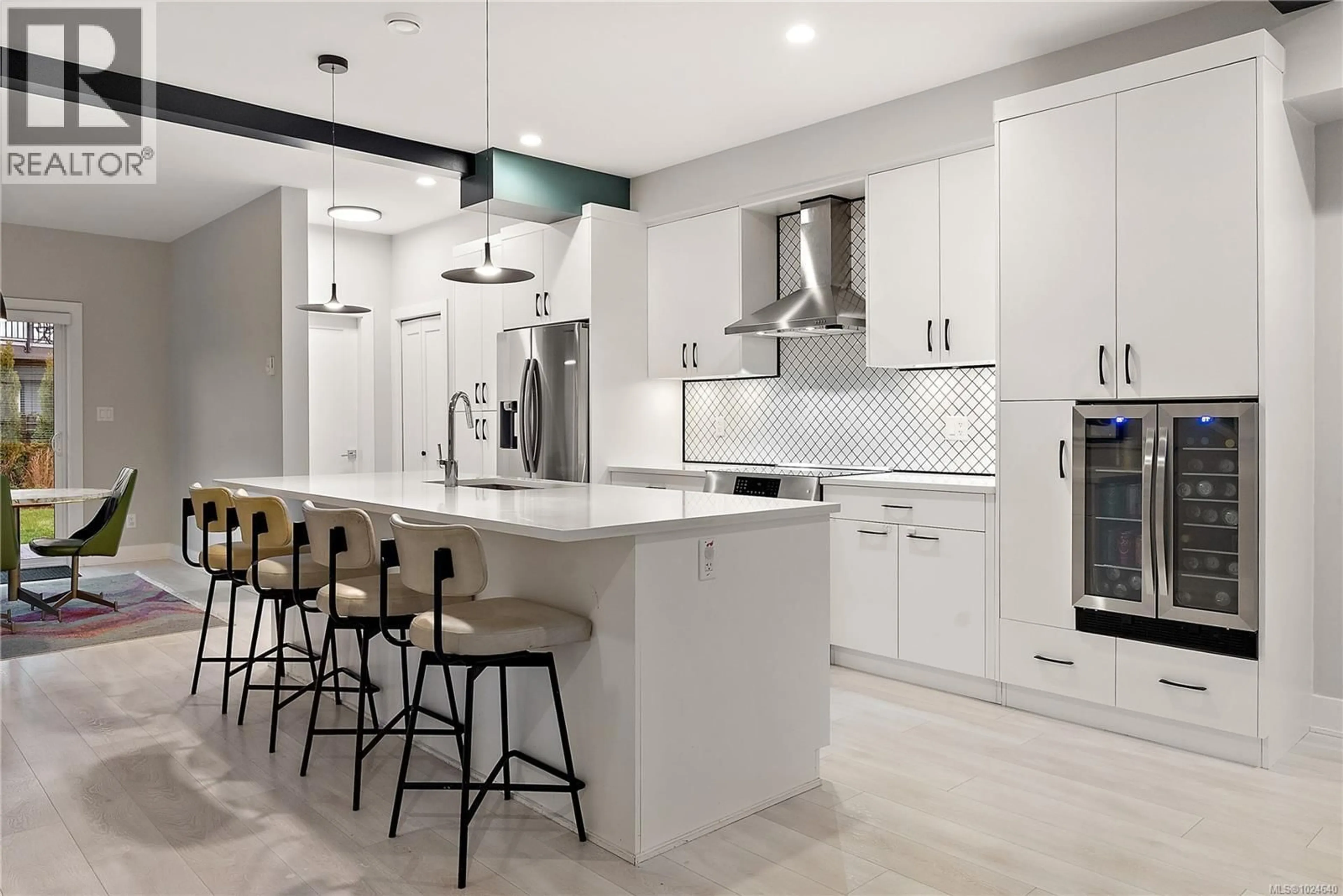 Contemporary kitchen, ceramic/tile floor for 2812 LUNAR COURT, Langford British Columbia V9B4M2