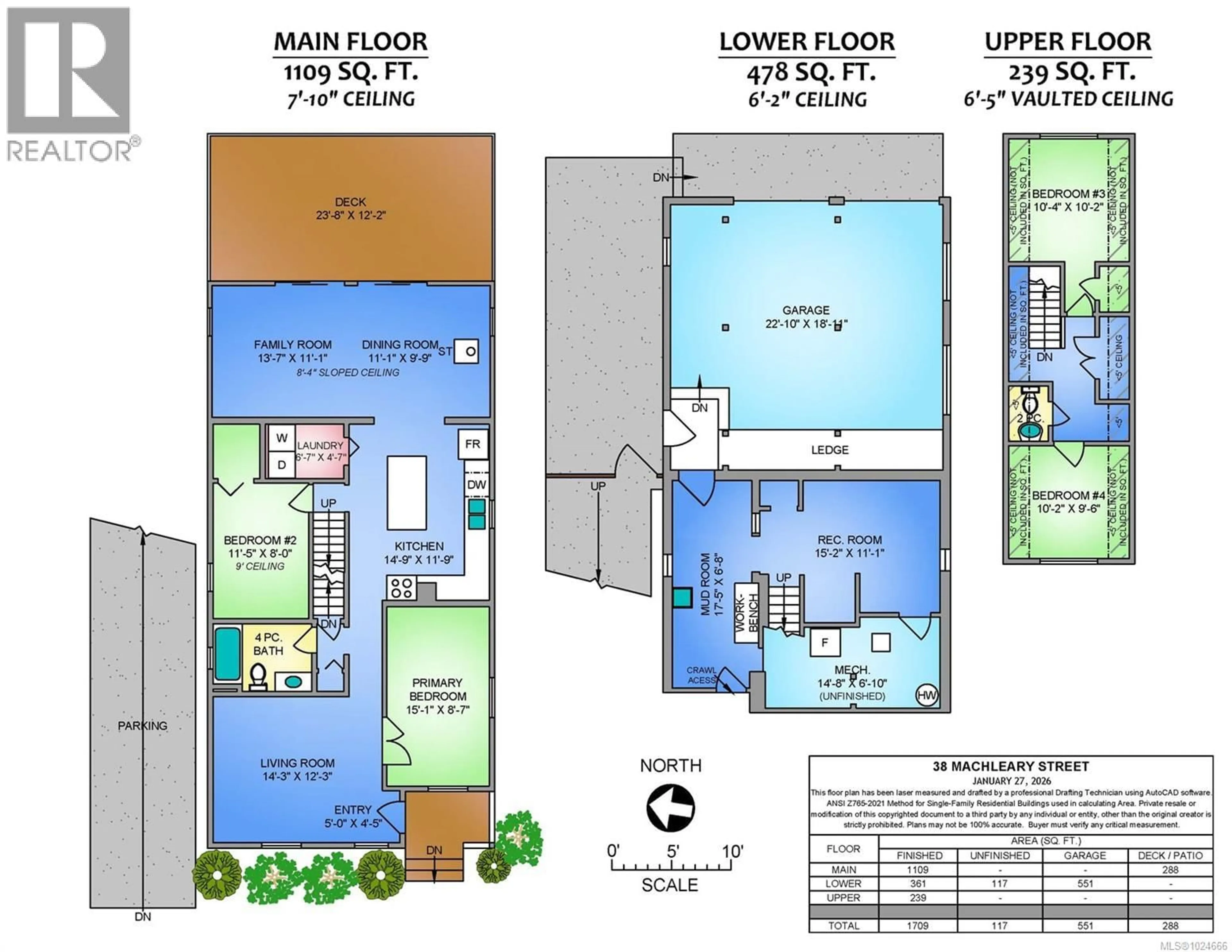Floor plan for 38 MACHLEARY STREET, Nanaimo British Columbia V9R2G4