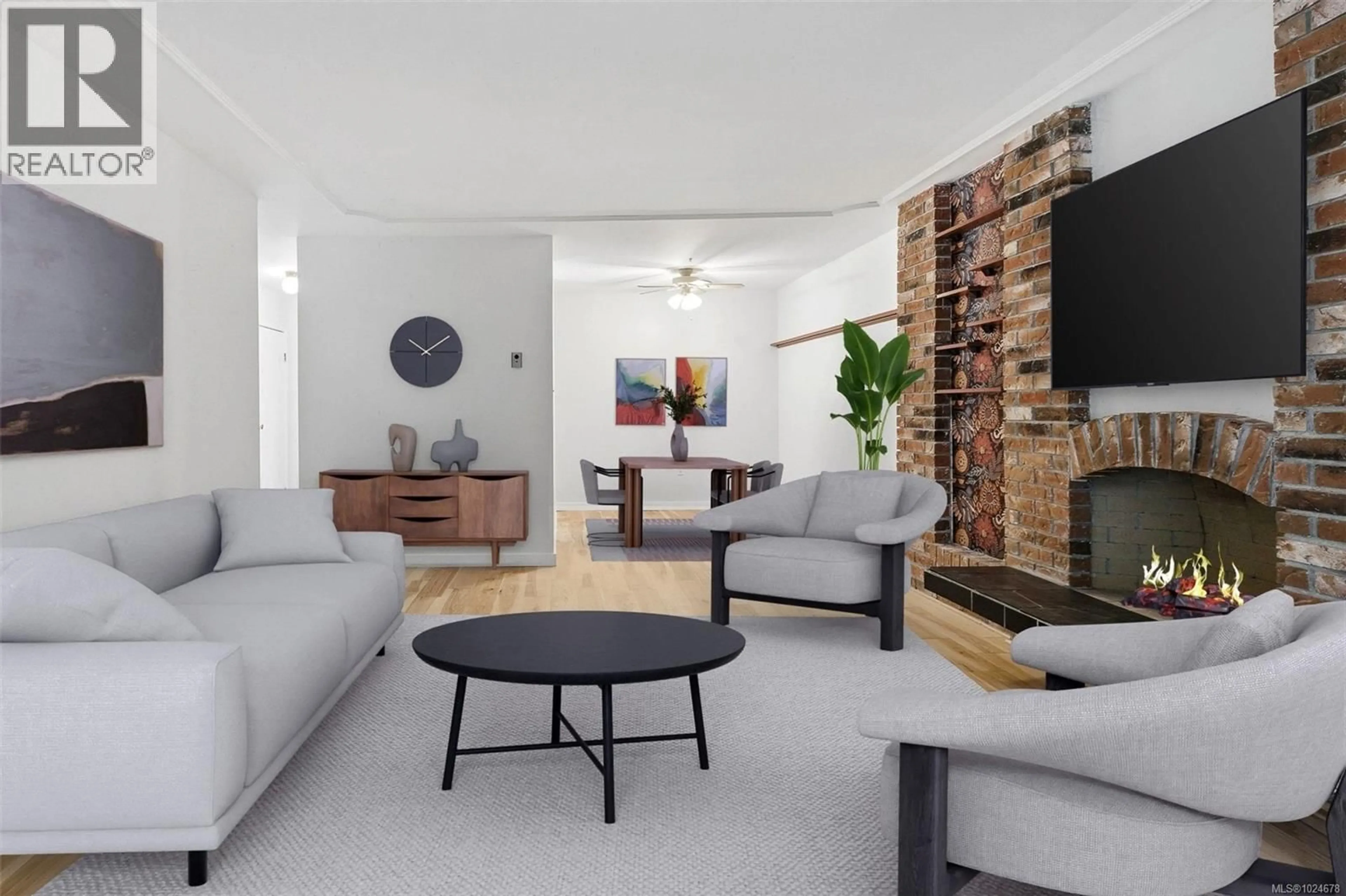 Living room with furniture, unknown for 104 - 3244 SEATON STREET, Saanich British Columbia V8Z3V7