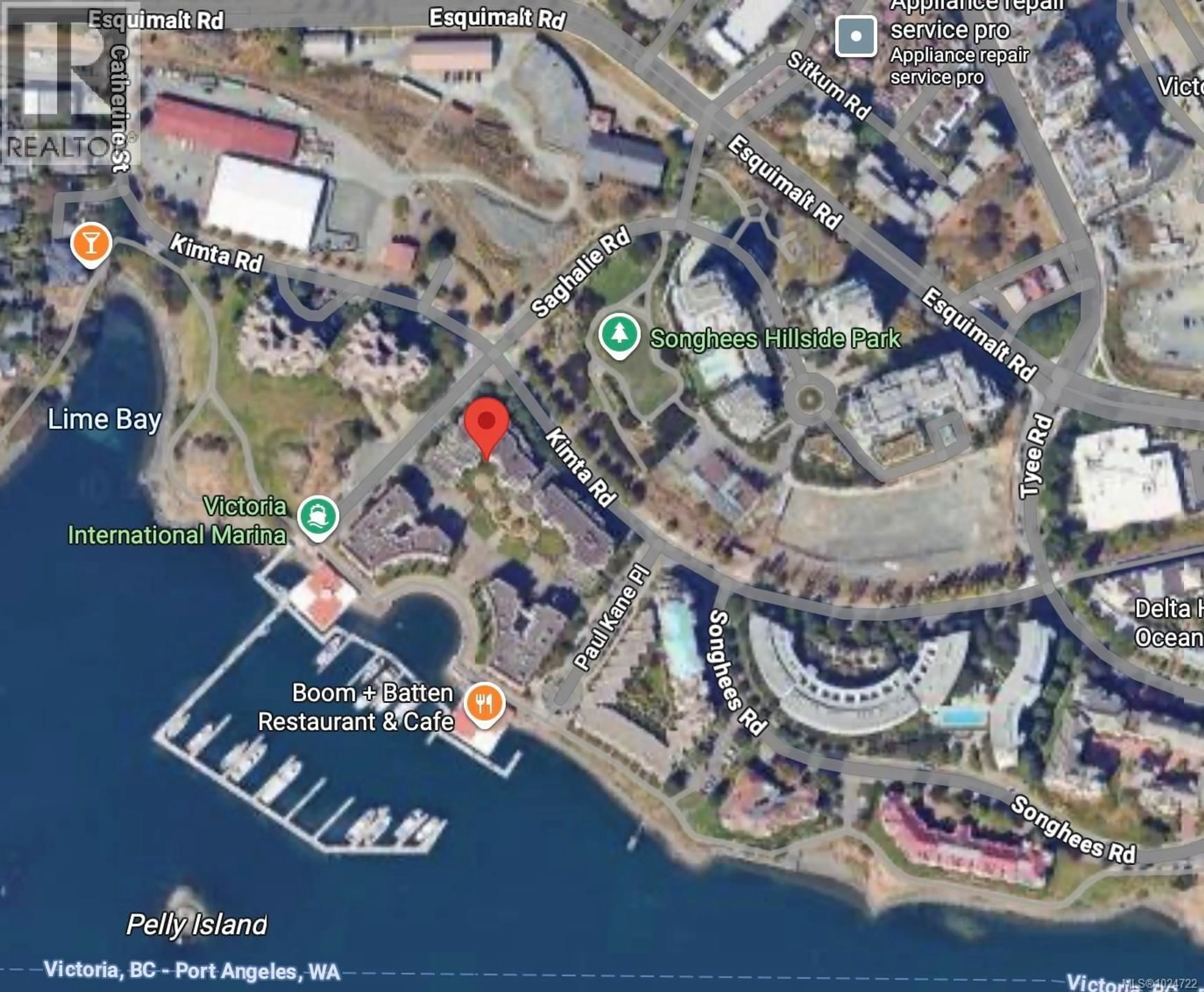 Picture of a map for 203 - 165 KIMTA ROAD, Victoria British Columbia V9A7P1