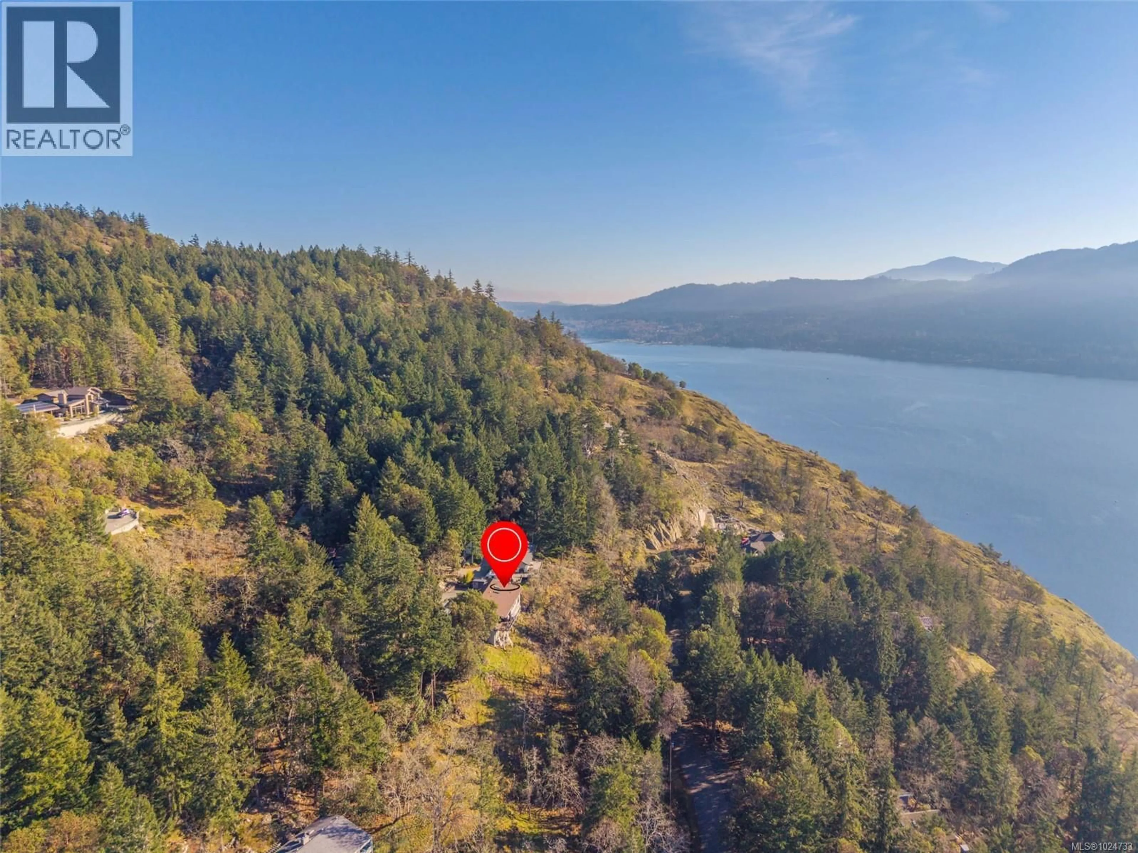 A pic from outside/outdoor area/front of a property/back of a property/a pic from drone, water/lake/river/ocean view for 2405 CHAIN WAY, Nanoose Bay British Columbia V9P9G2