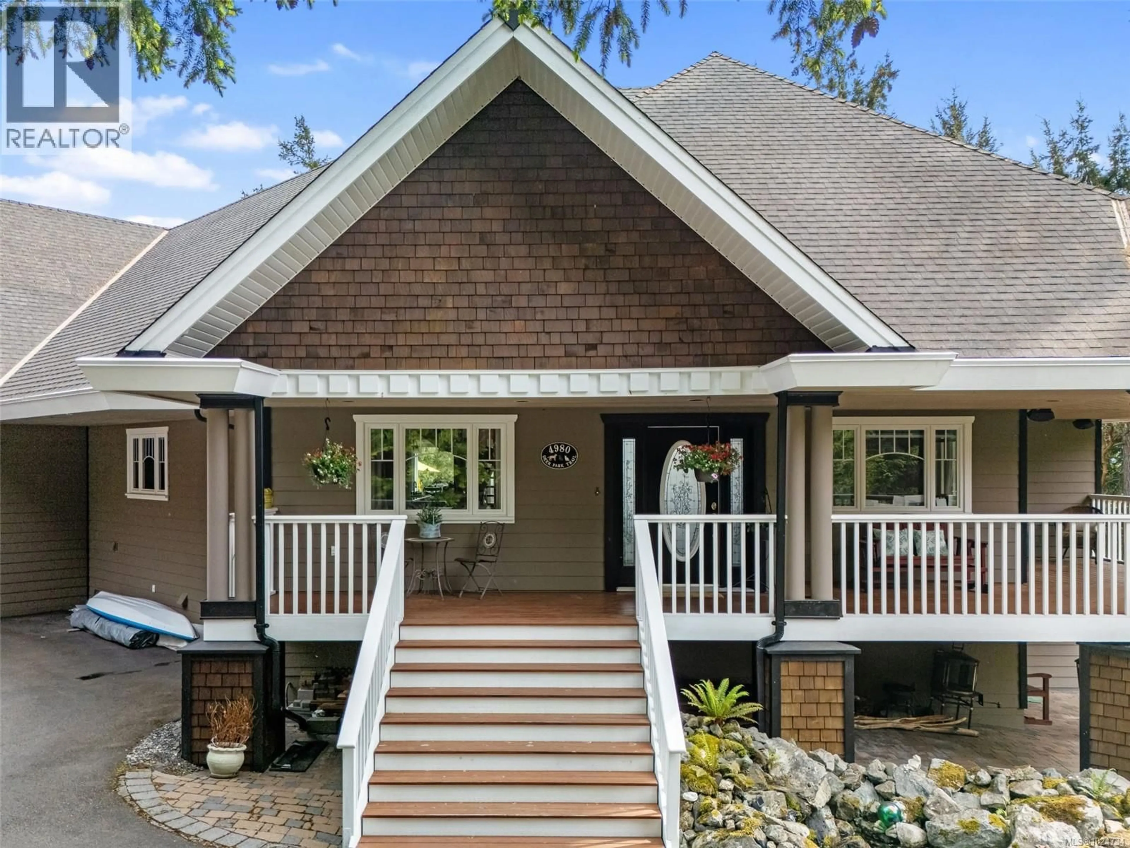 Home with brick exterior material, unknown for 4980 DEER PARK TRAIL, Metchosin British Columbia V9C4J3