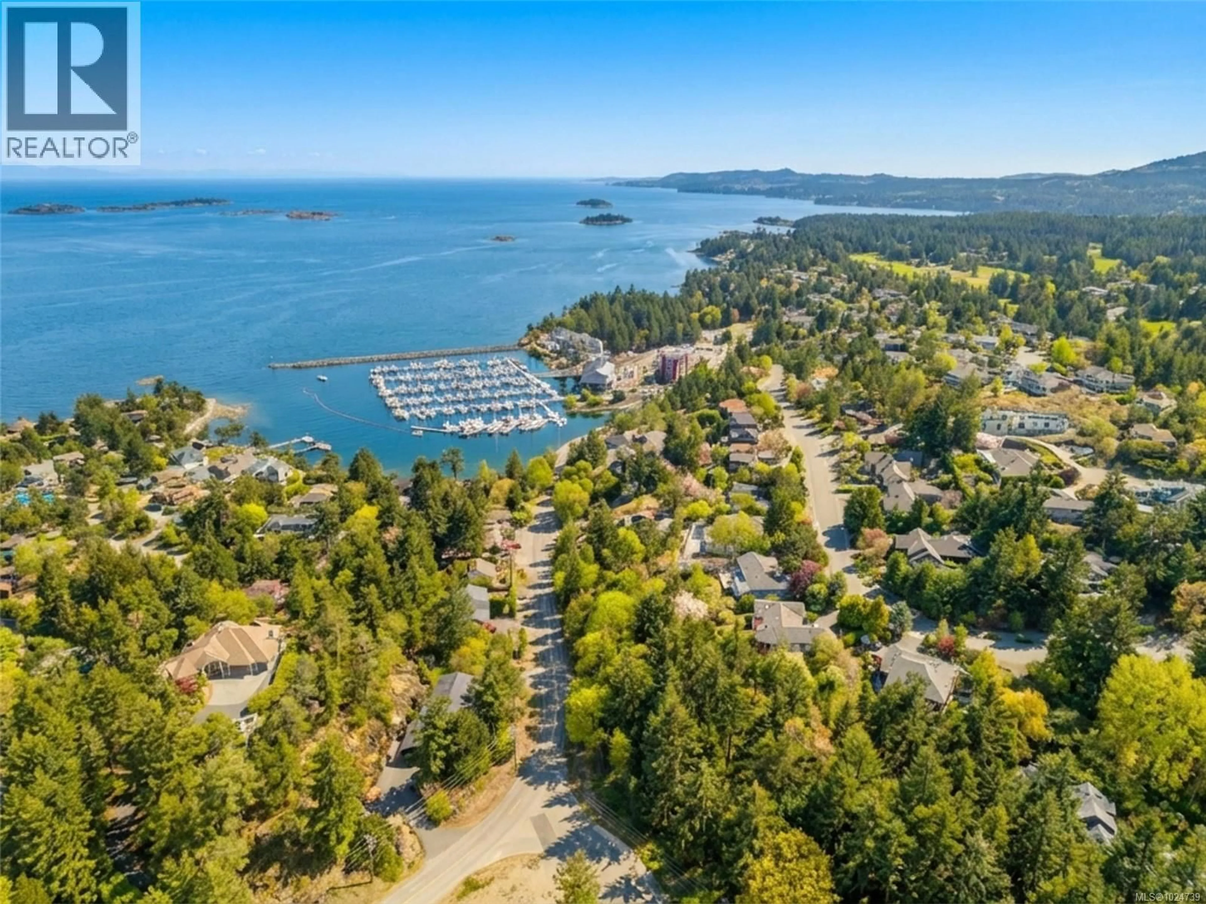 A pic from outside/outdoor area/front of a property/back of a property/a pic from drone, water/lake/river/ocean view for 3419 REDDEN ROAD, Nanoose Bay British Columbia V9P9H4