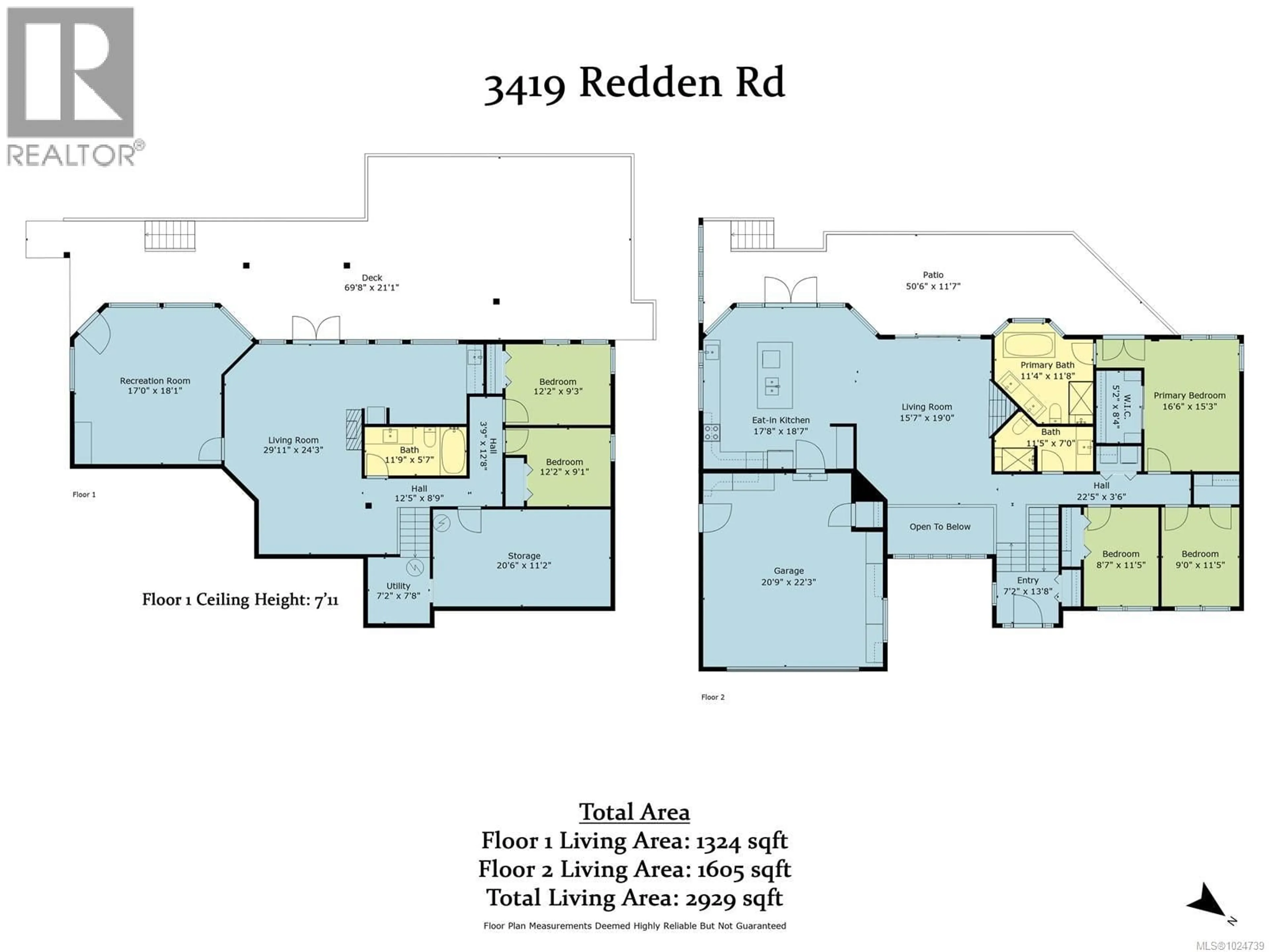Floor plan for 3419 REDDEN ROAD, Nanoose Bay British Columbia V9P9H4