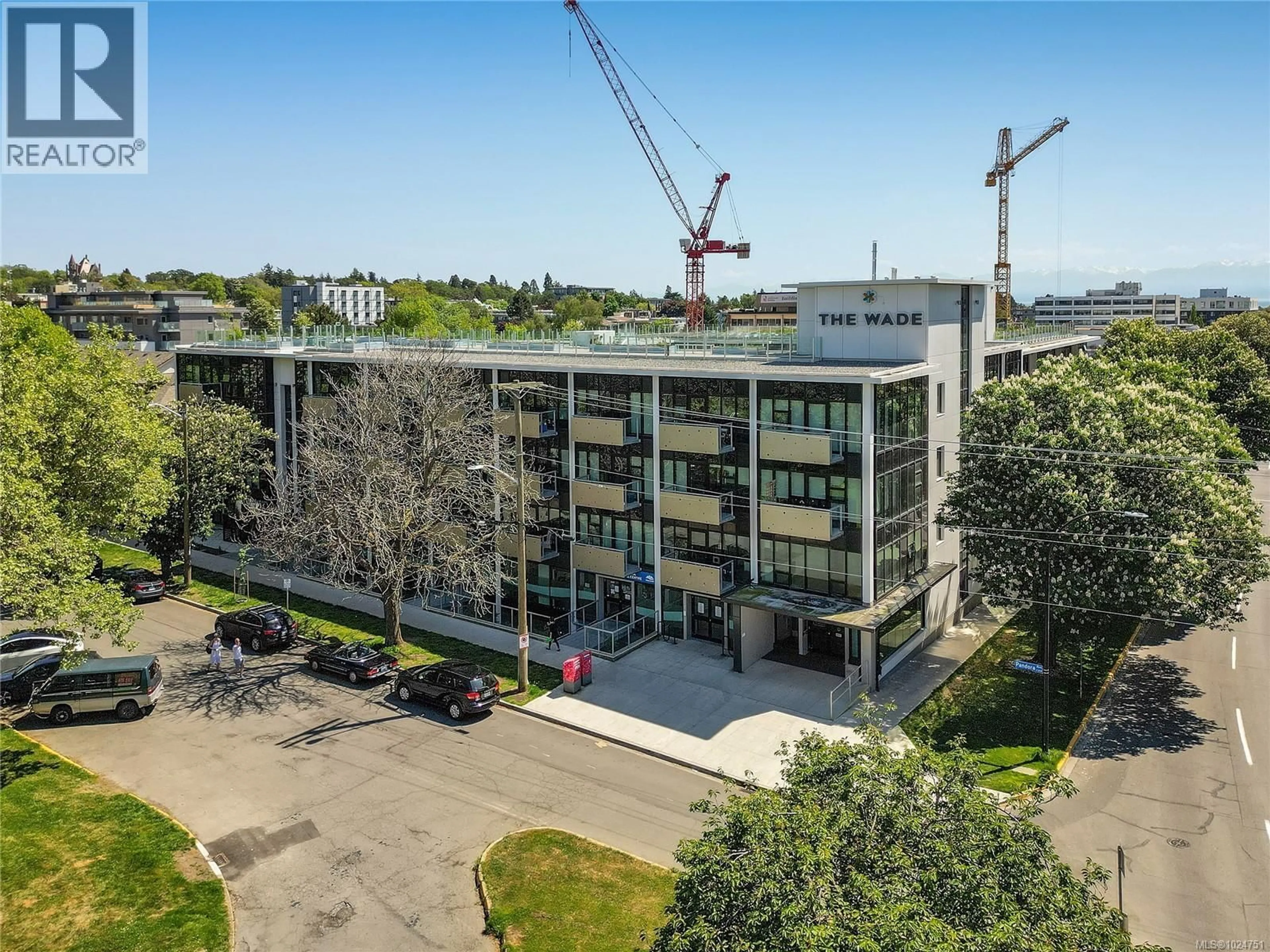 A pic from outside/outdoor area/front of a property/back of a property/a pic from drone, building for N310 - 1105 PANDORA AVENUE, Victoria British Columbia V8V3P9