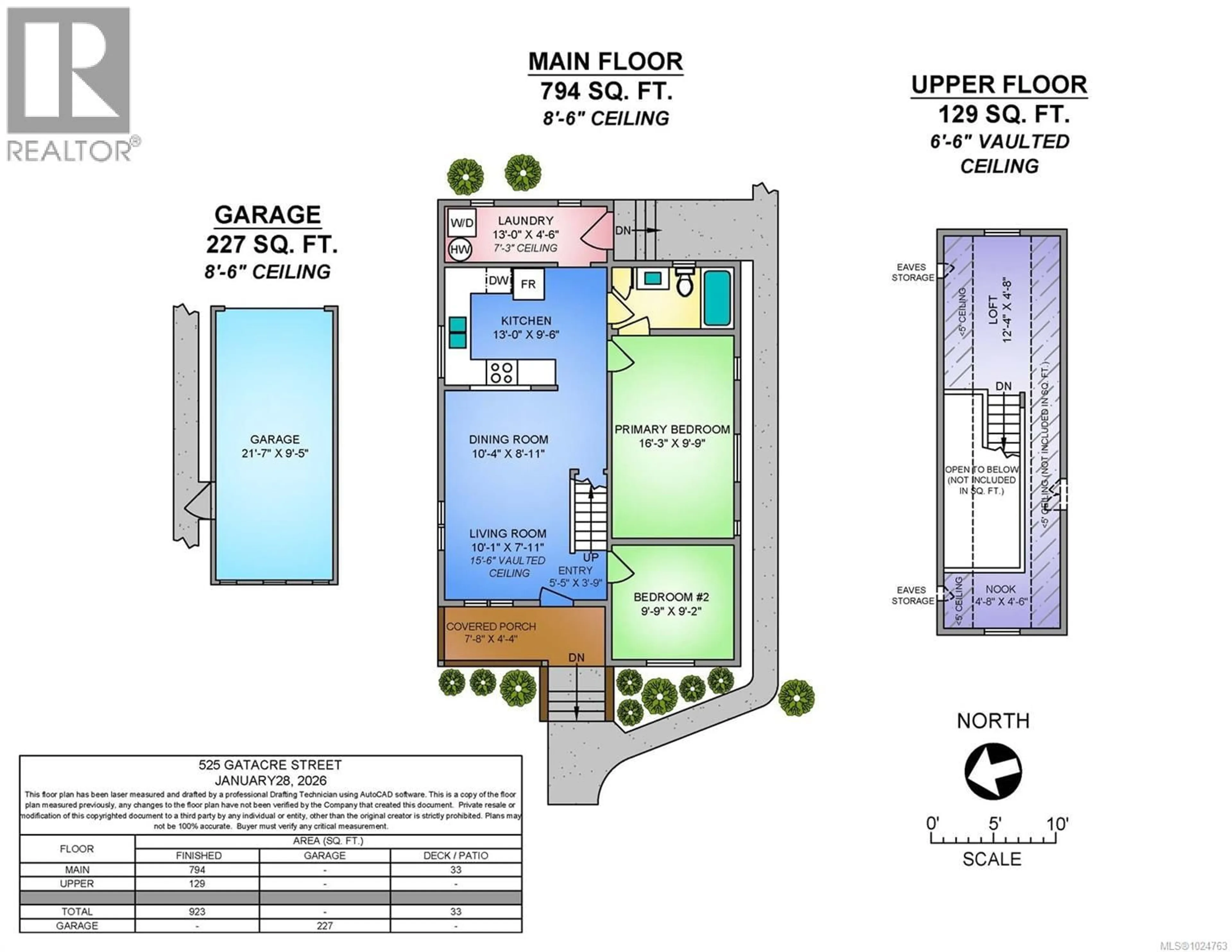 Floor plan for 525 GATACRE STREET, Ladysmith British Columbia V9G1A3