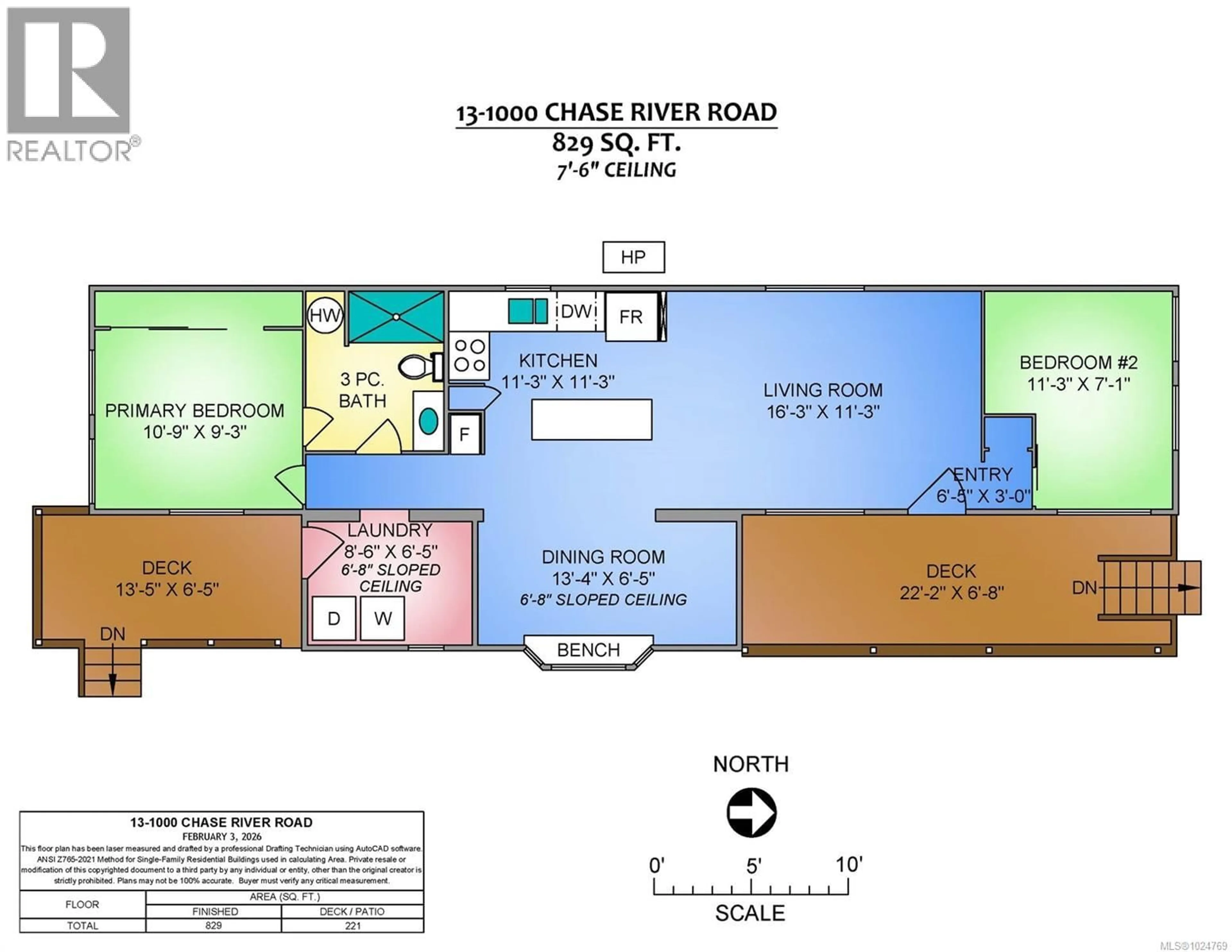 Floor plan for 13 - 1000 CHASE RIVER ROAD, Nanaimo British Columbia V9R6L8