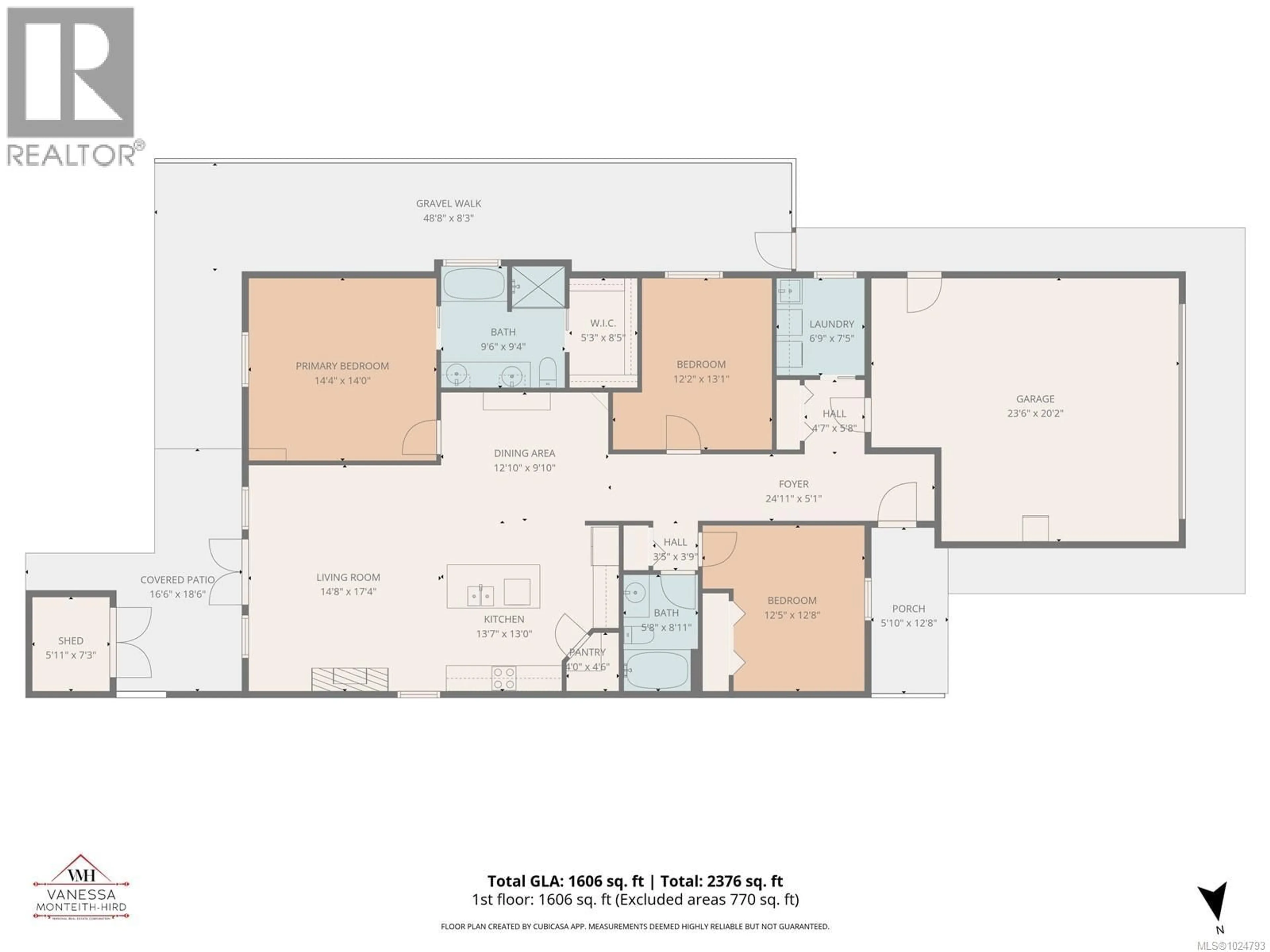 Floor plan for 20 - 301 ARIZONA DRIVE, Campbell River British Columbia V9H0C6