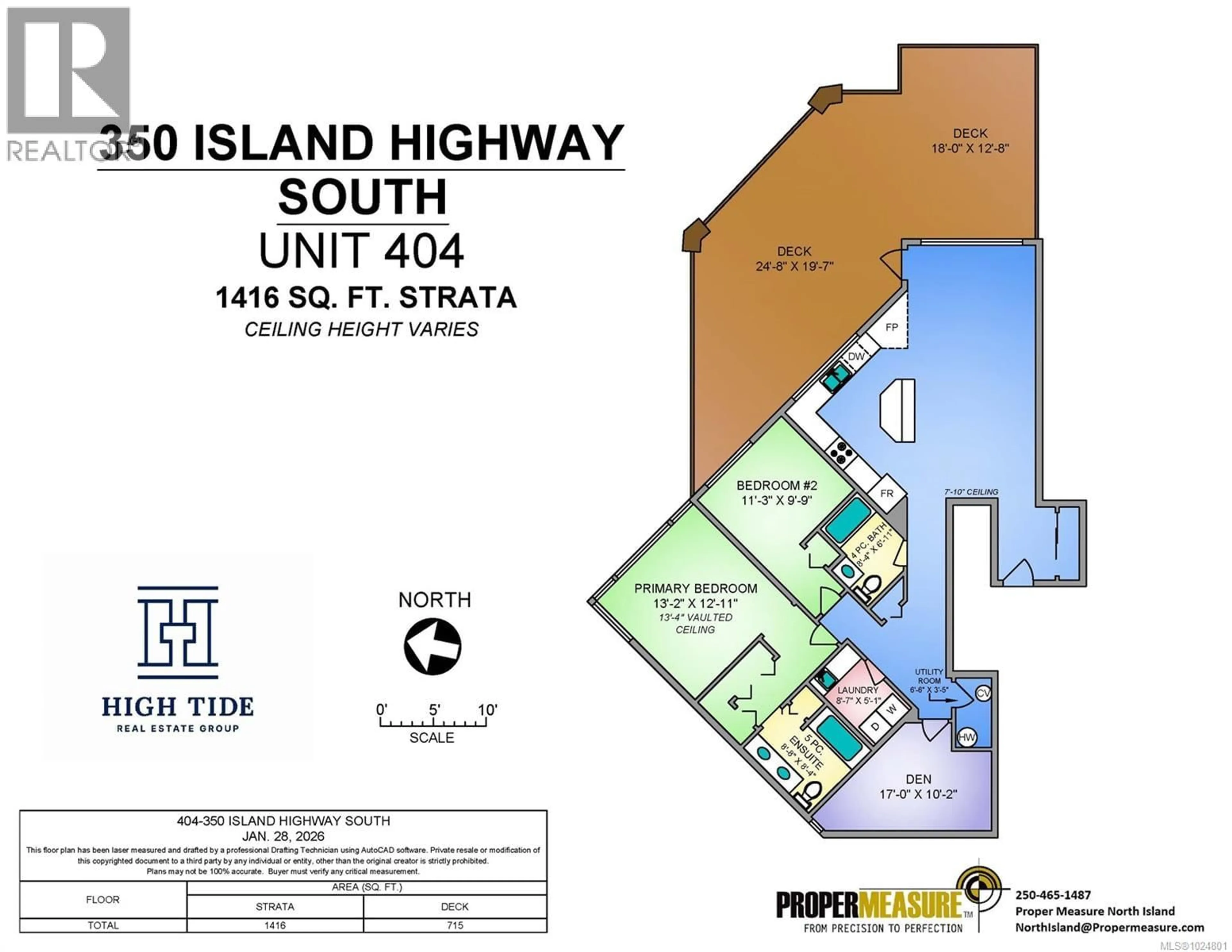 Floor plan for 404 - 350 ISLAND HIGHWAY SOUTH, Campbell River British Columbia V9W1A5