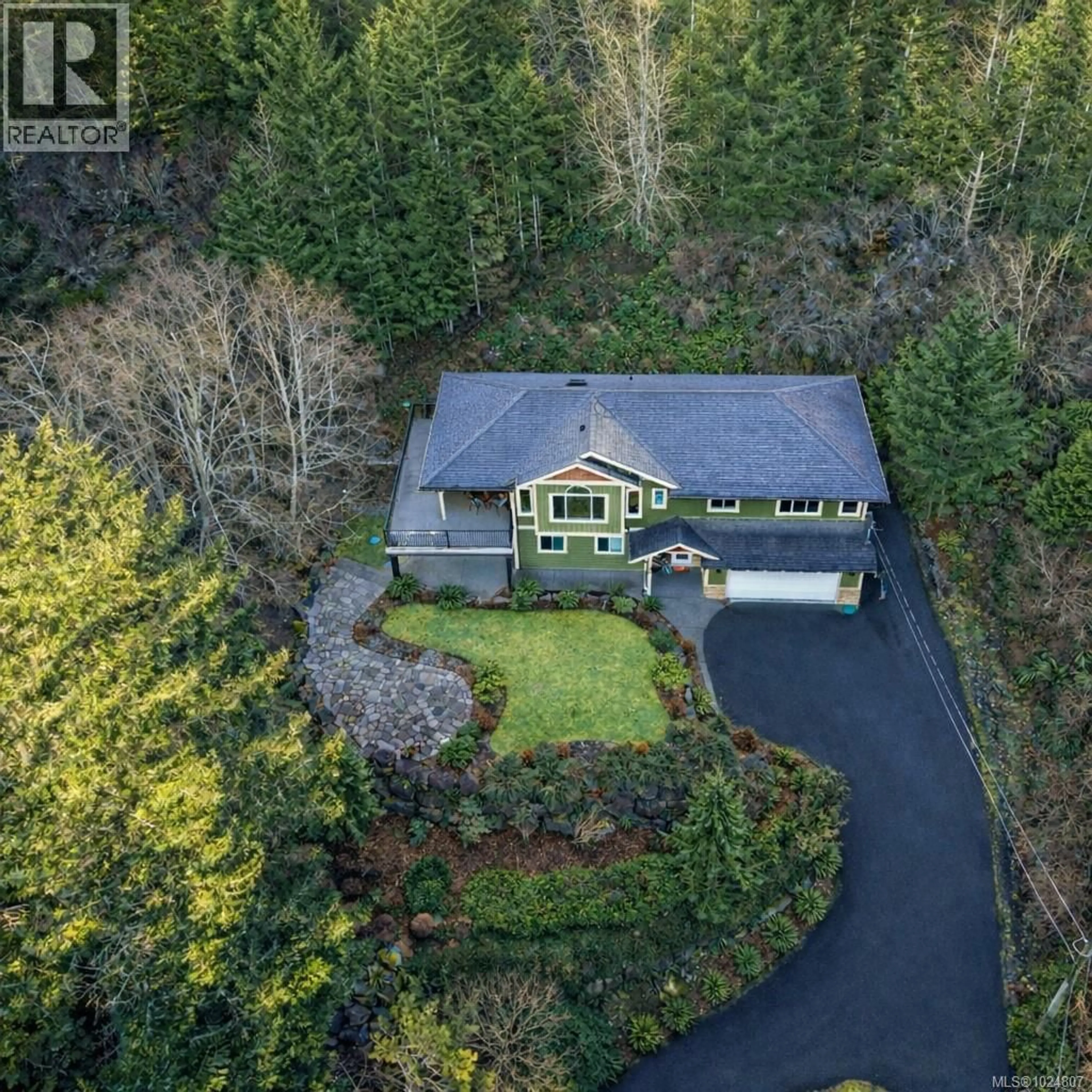 A pic from outside/outdoor area/front of a property/back of a property/a pic from drone, unknown for 1420 ELAN PLACE, Sooke British Columbia V9Z1B2