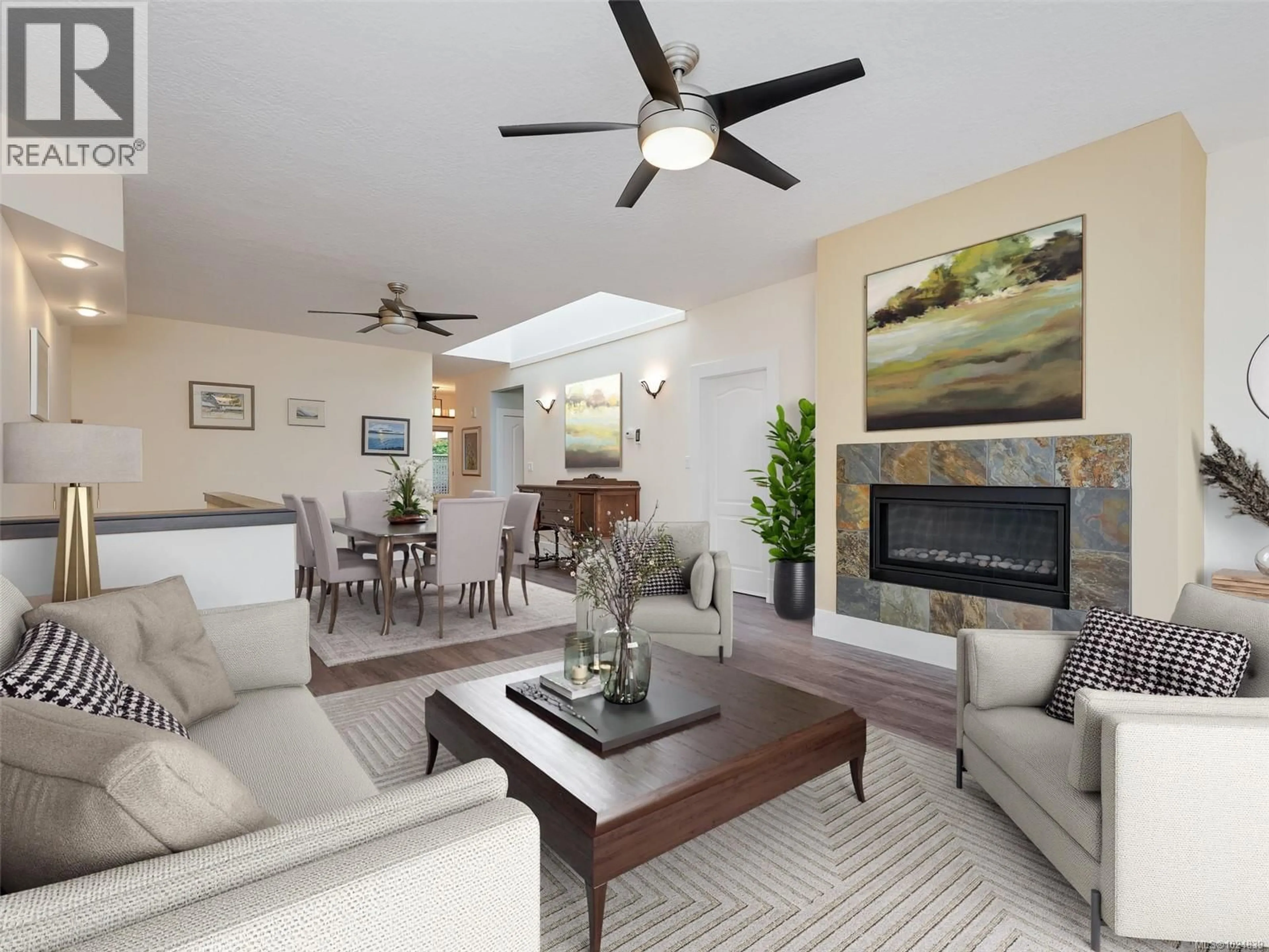 Living room with furniture, unknown for 44 - 4318 EMILY CARR DRIVE, Saanich British Columbia V8X5E7