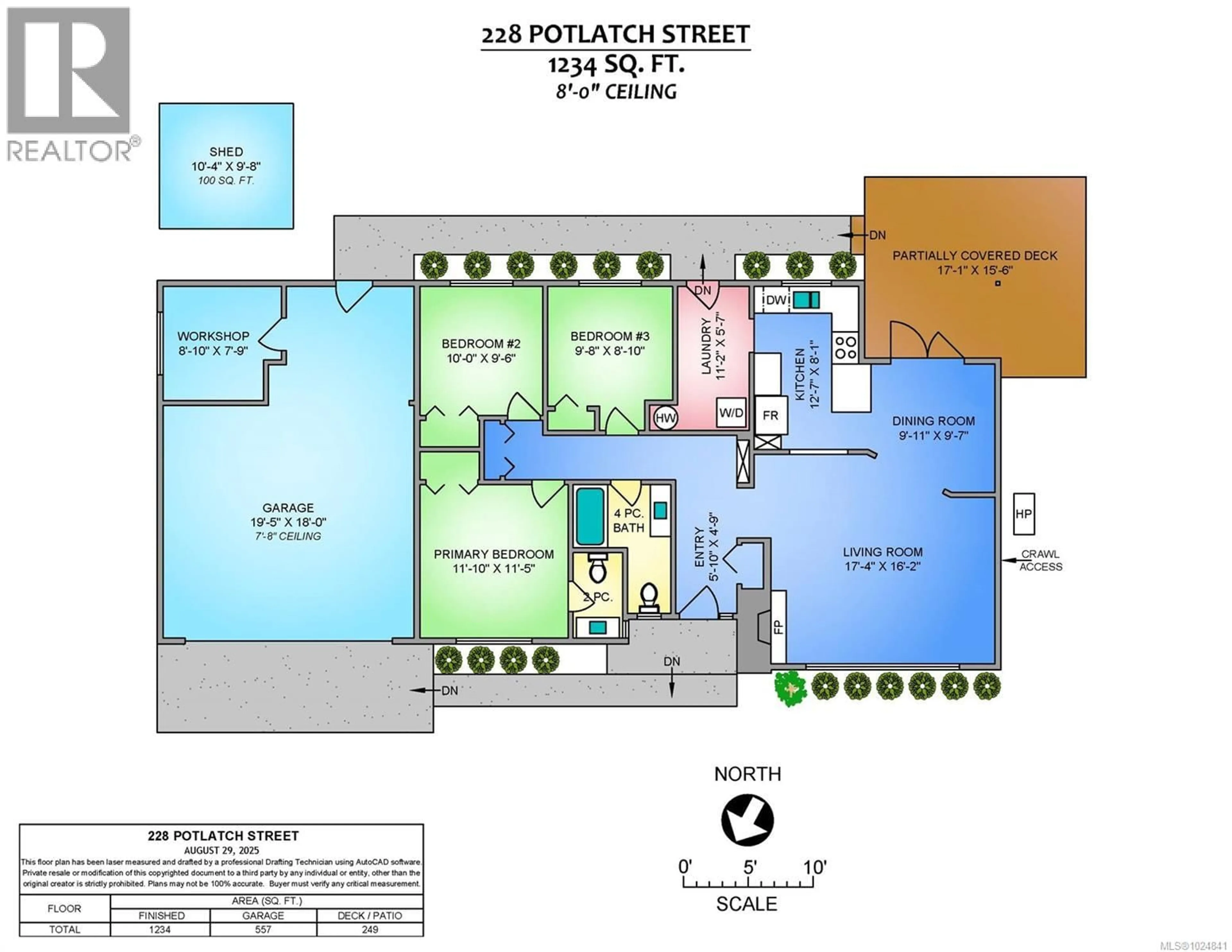 Floor plan for 228 POTLATCH STREET, Parksville British Columbia V9P1K3