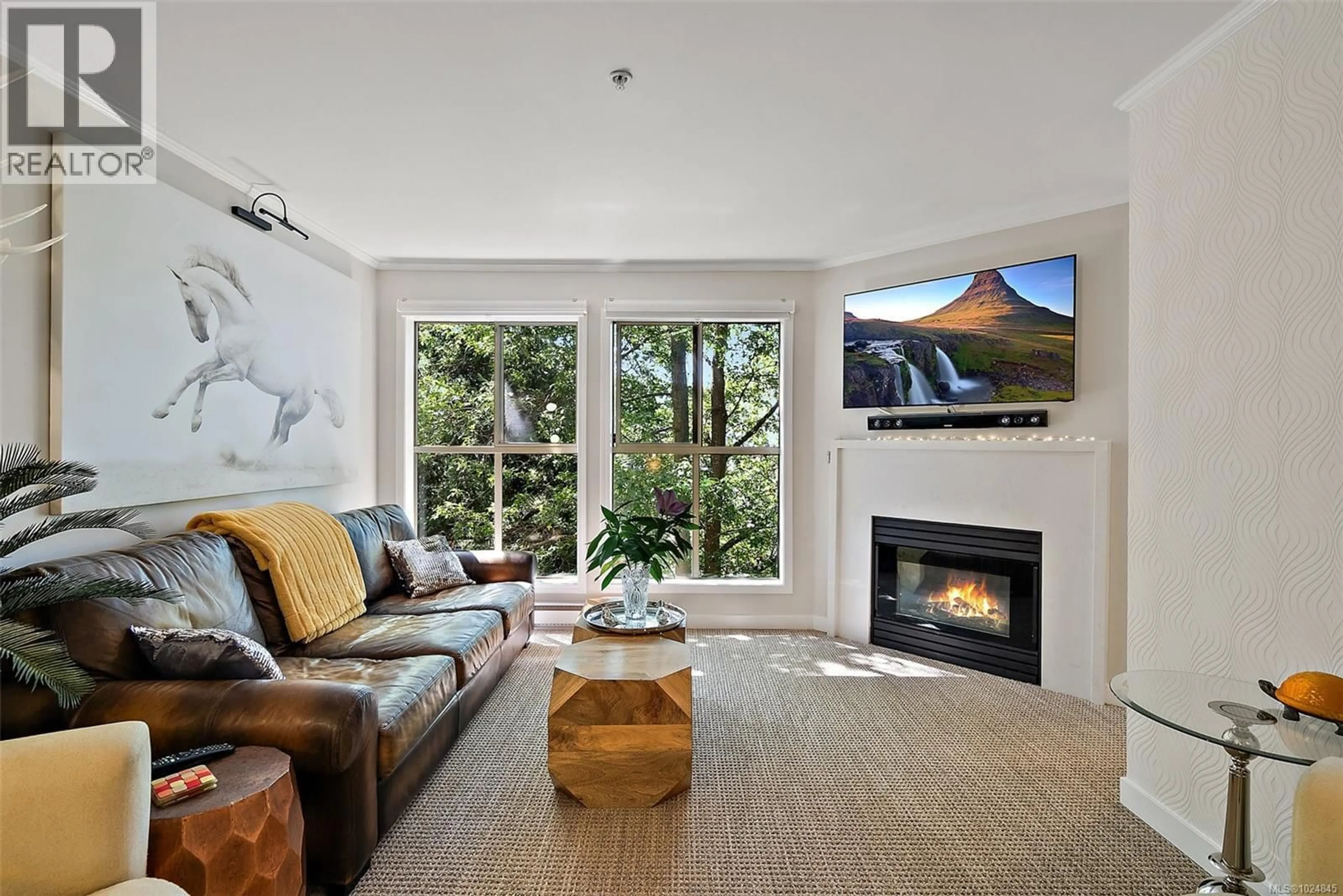 Living room with furniture, unknown for 305 - 3363 GLASGOW AVENUE, Saanich British Columbia V8X1M5