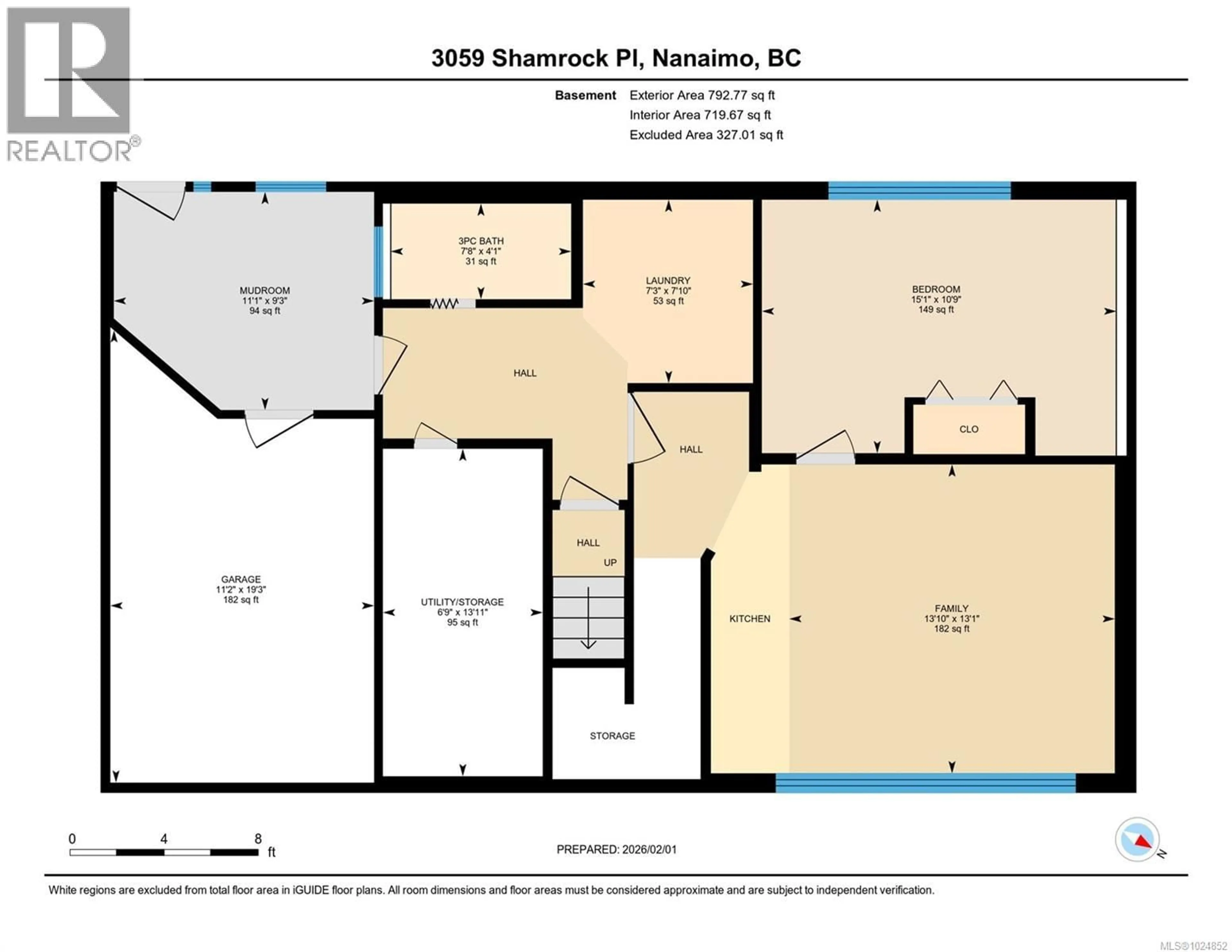 Floor plan for 3059 SHAMROCK PLACE, Nanaimo British Columbia V9T2Z6