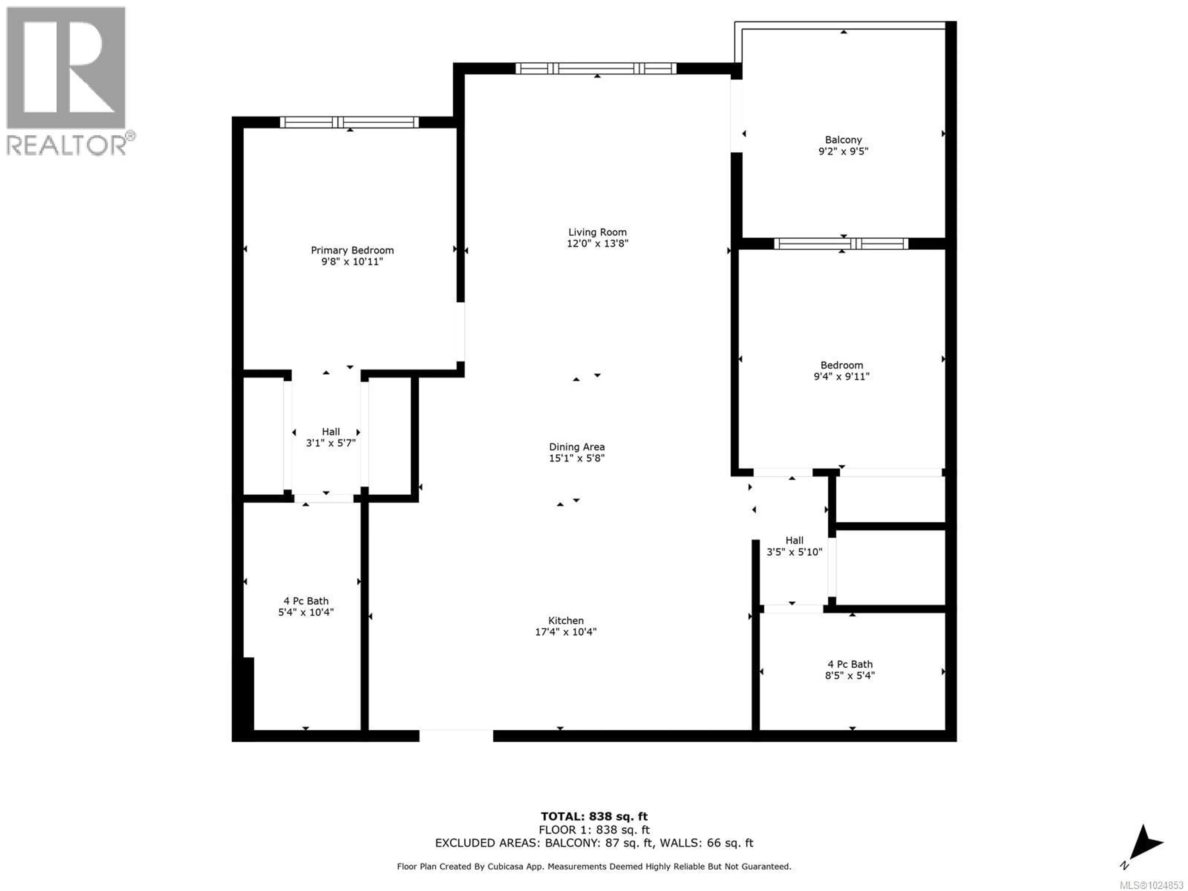 Floor plan for 531 - 920 REUNION AVENUE, Langford British Columbia V9B0W8