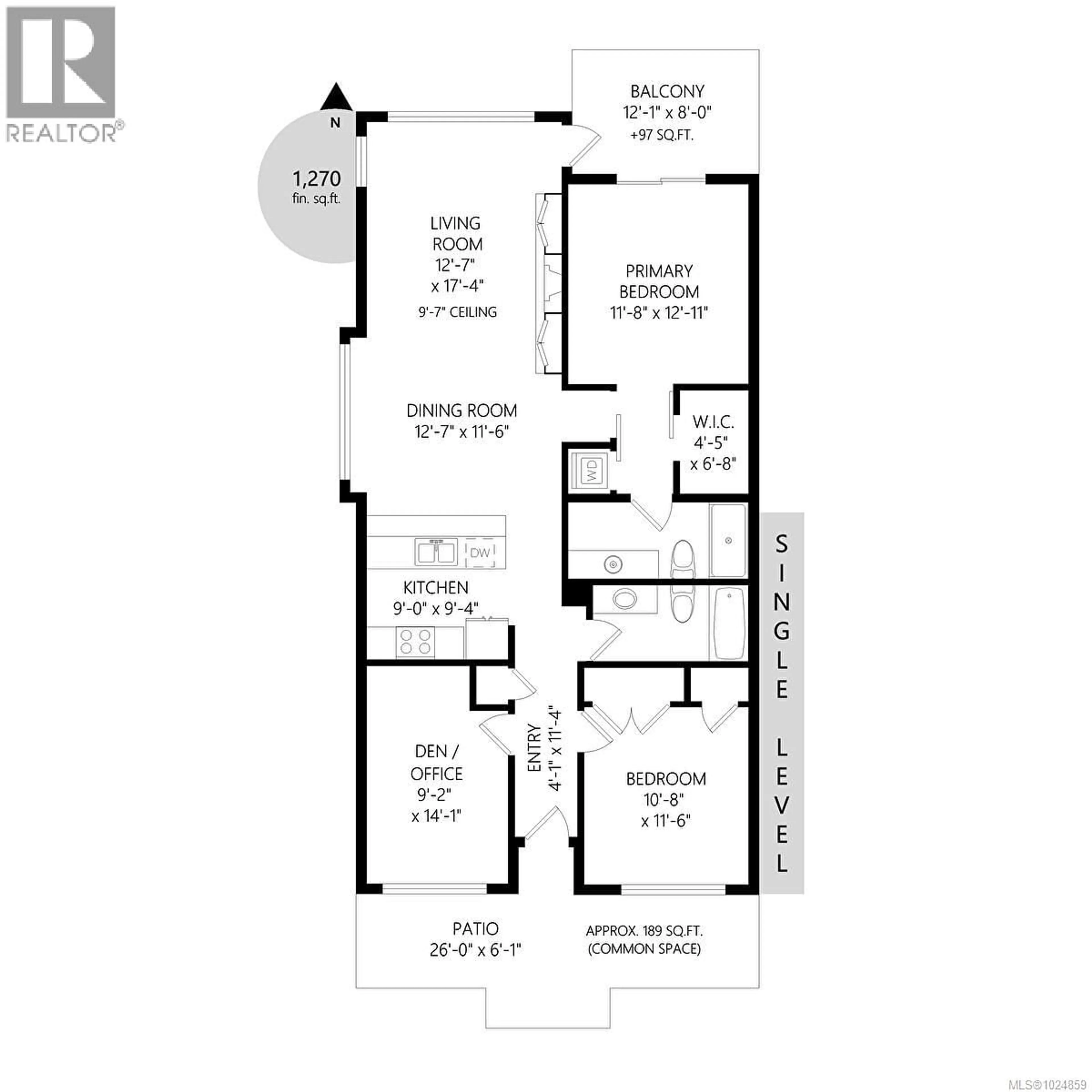 Floor plan for 207 - 1670 BOTWOOD LANE, Cowichan Bay British Columbia V0R1N2