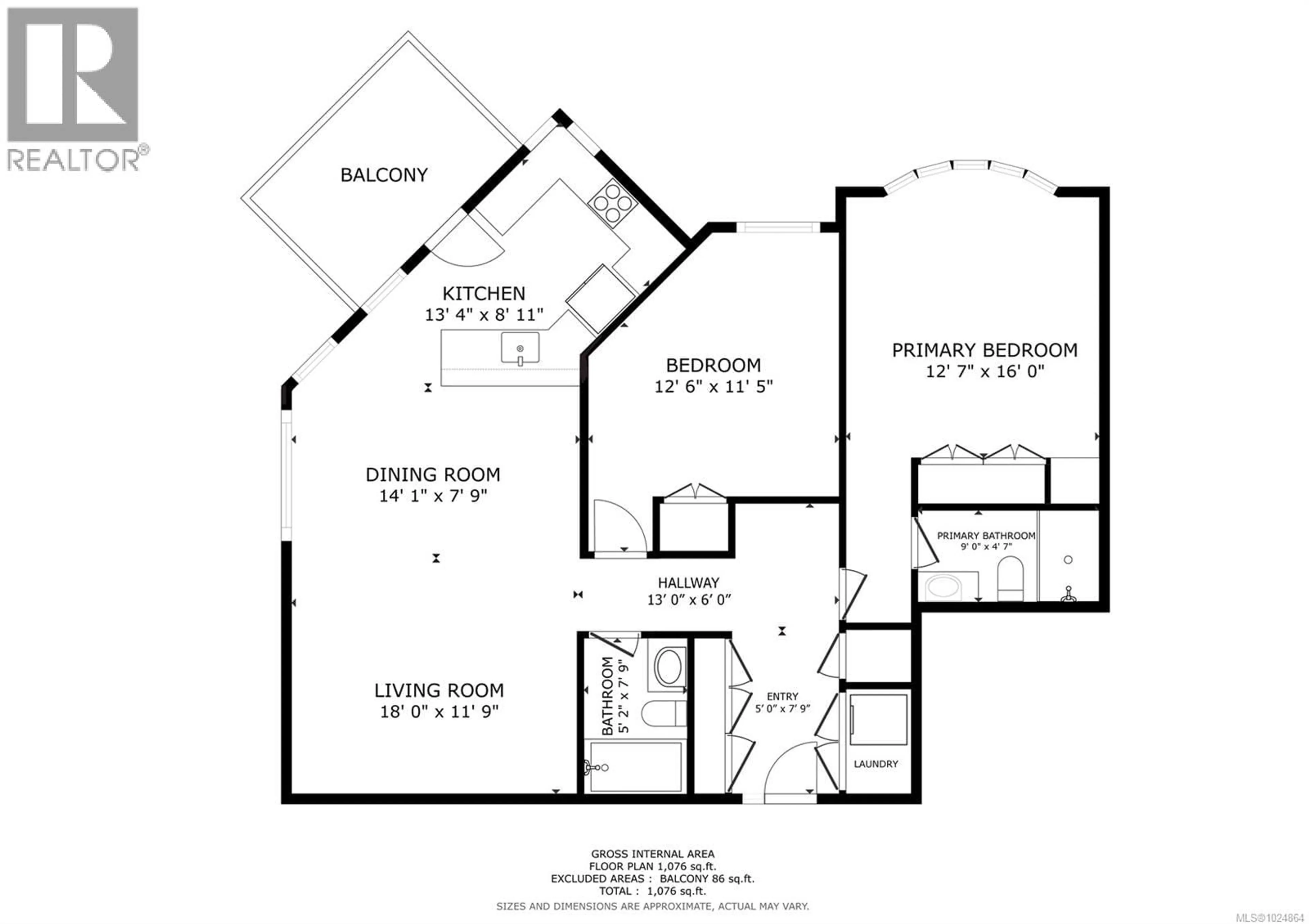 Floor plan for 2304 - 27 ISLAND HIGHWAY SOUTH, Campbell River British Columbia V9W1A2