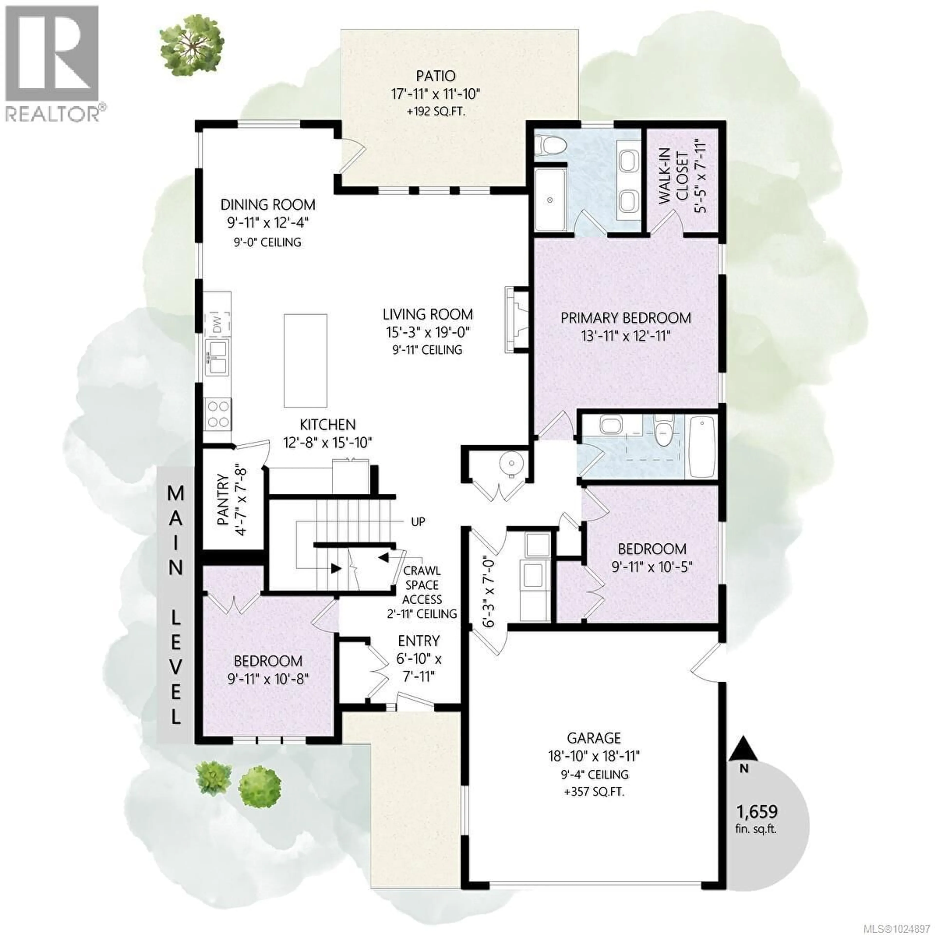 Floor plan for 317 PIONEER CRESCENT, Parksville British Columbia V9P1V5