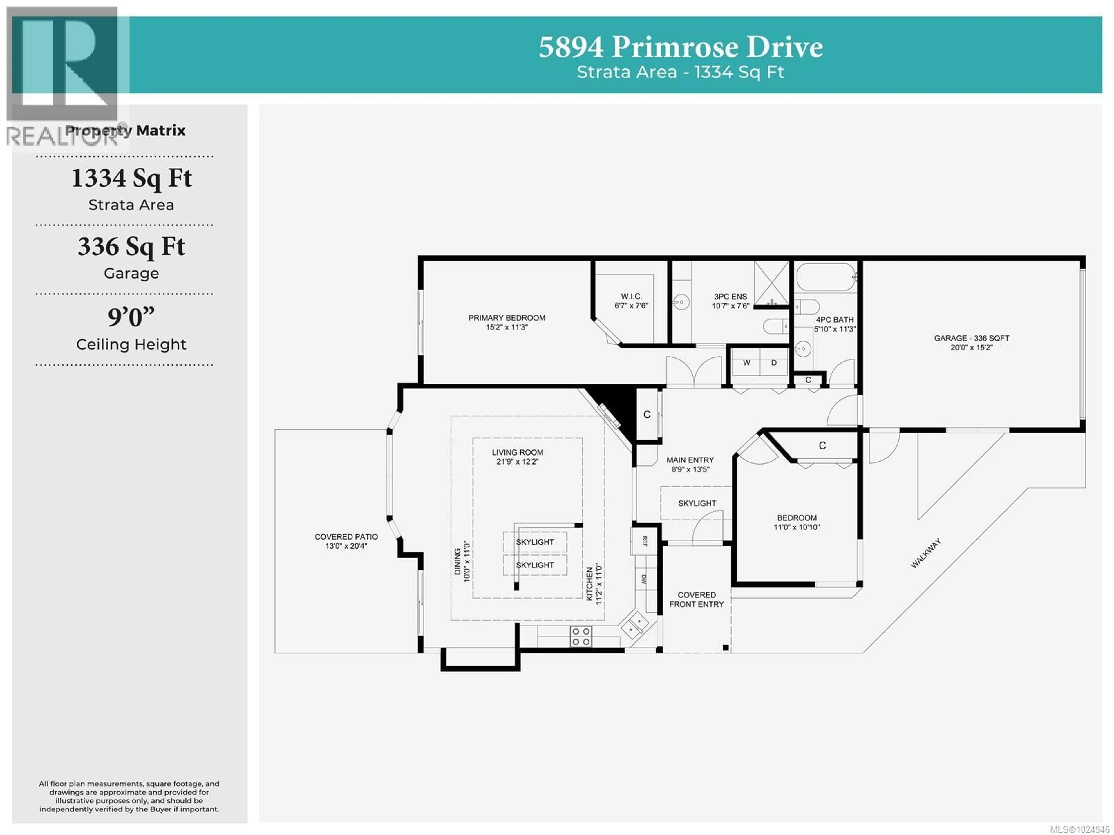 Floor plan for 5894 PRIMROSE DRIVE, Nanaimo British Columbia V9T6B8