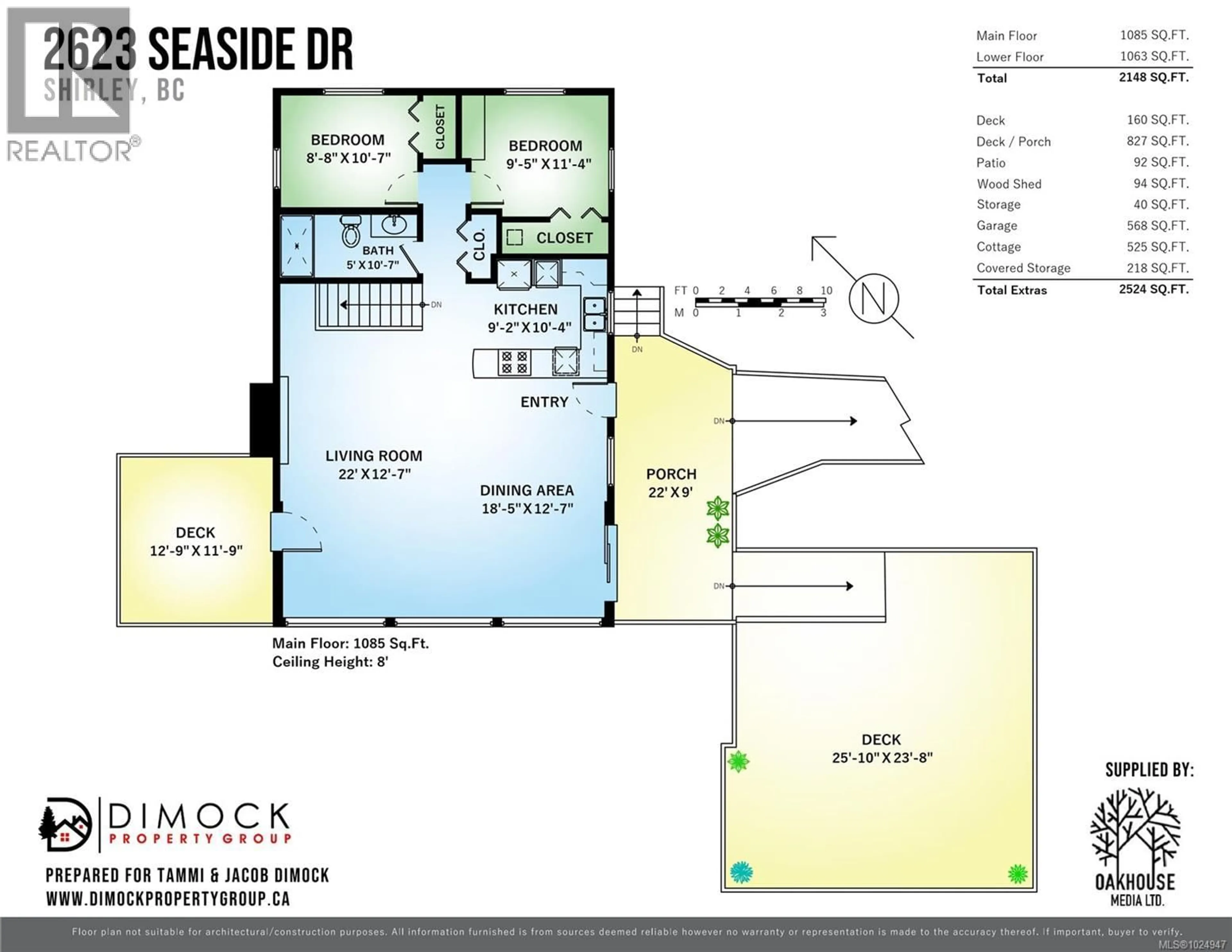 Floor plan for 2623 SEASIDE DRIVE, Sooke British Columbia V9Z1G7