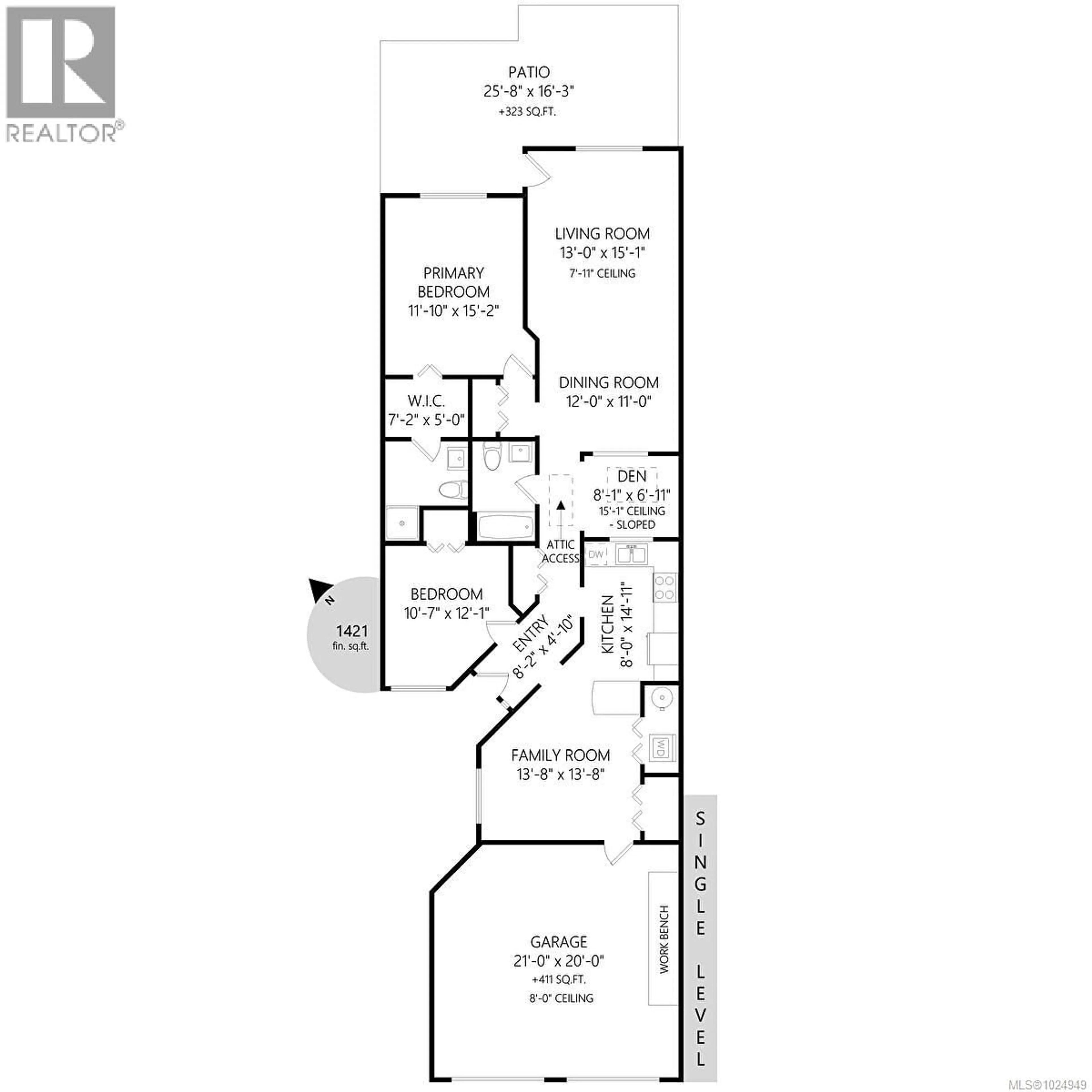 Floor plan for 40 - 4125 INTERURBAN ROAD, Saanich British Columbia V8Z4W8