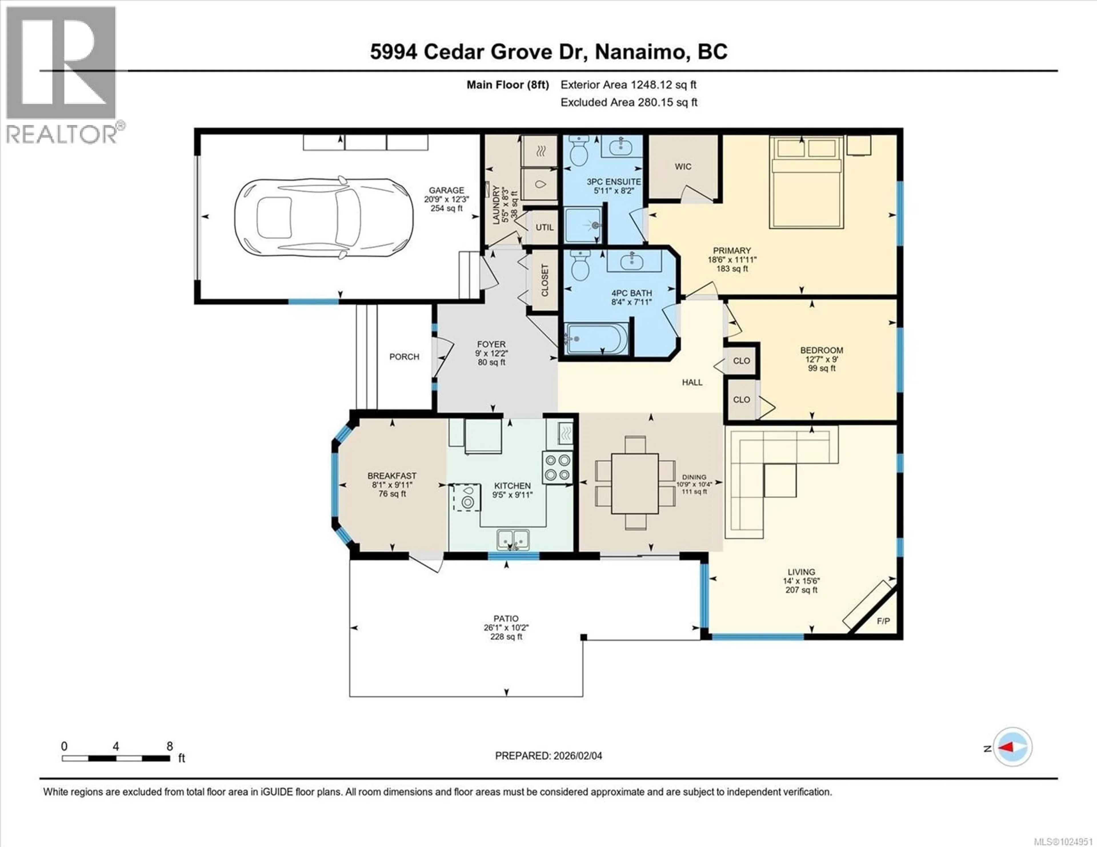 Floor plan for 5994 CEDAR GROVE DRIVE, Nanaimo British Columbia V9T6G1